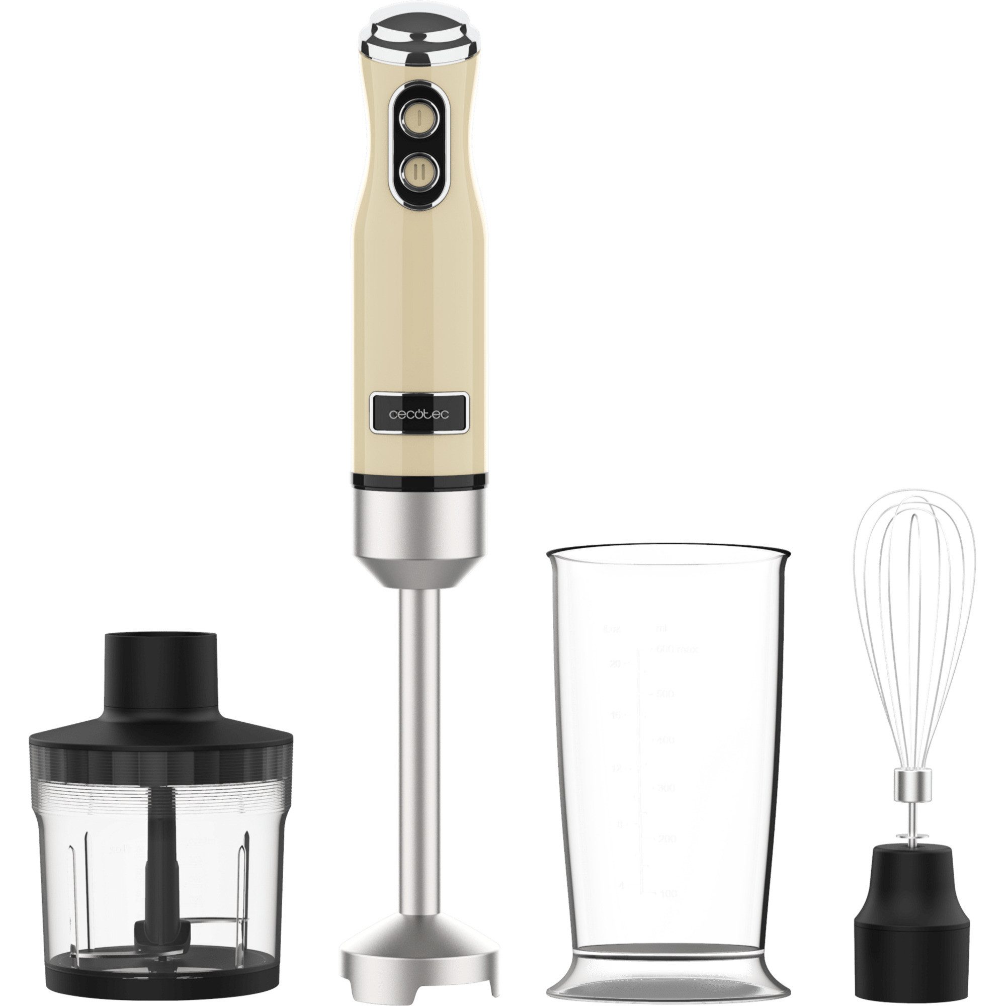 Küchenmaschine Stabmixer Power RetroYellow 1200MAX Cream&Crush