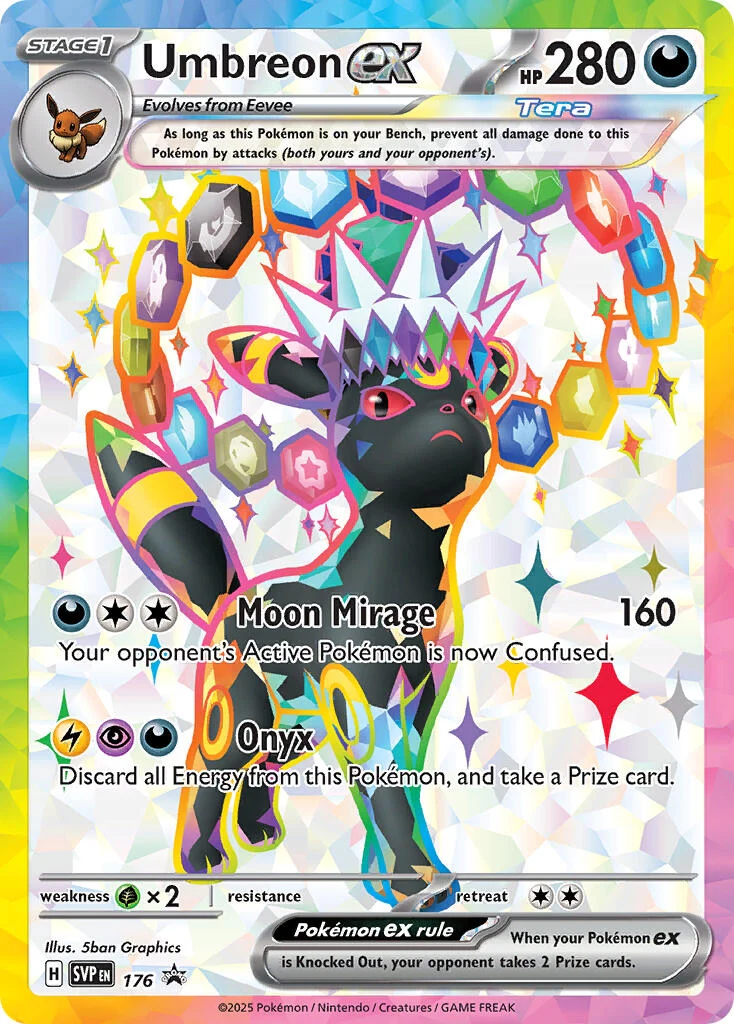 Umbreon ex - 176 (SVP 176) (SV: Scarlet & Violet Promo Cards)