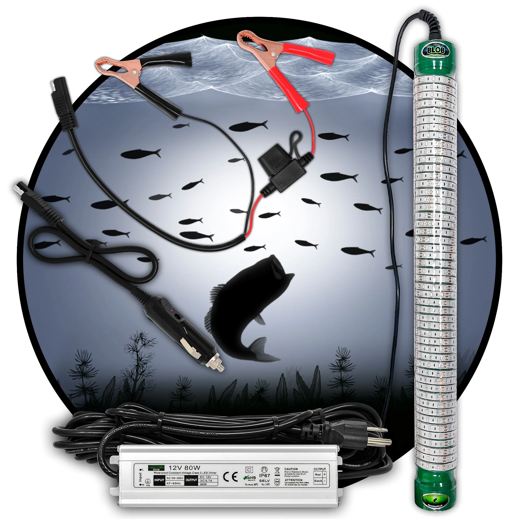 Build Your Blob LED Underwater Fishing Lights