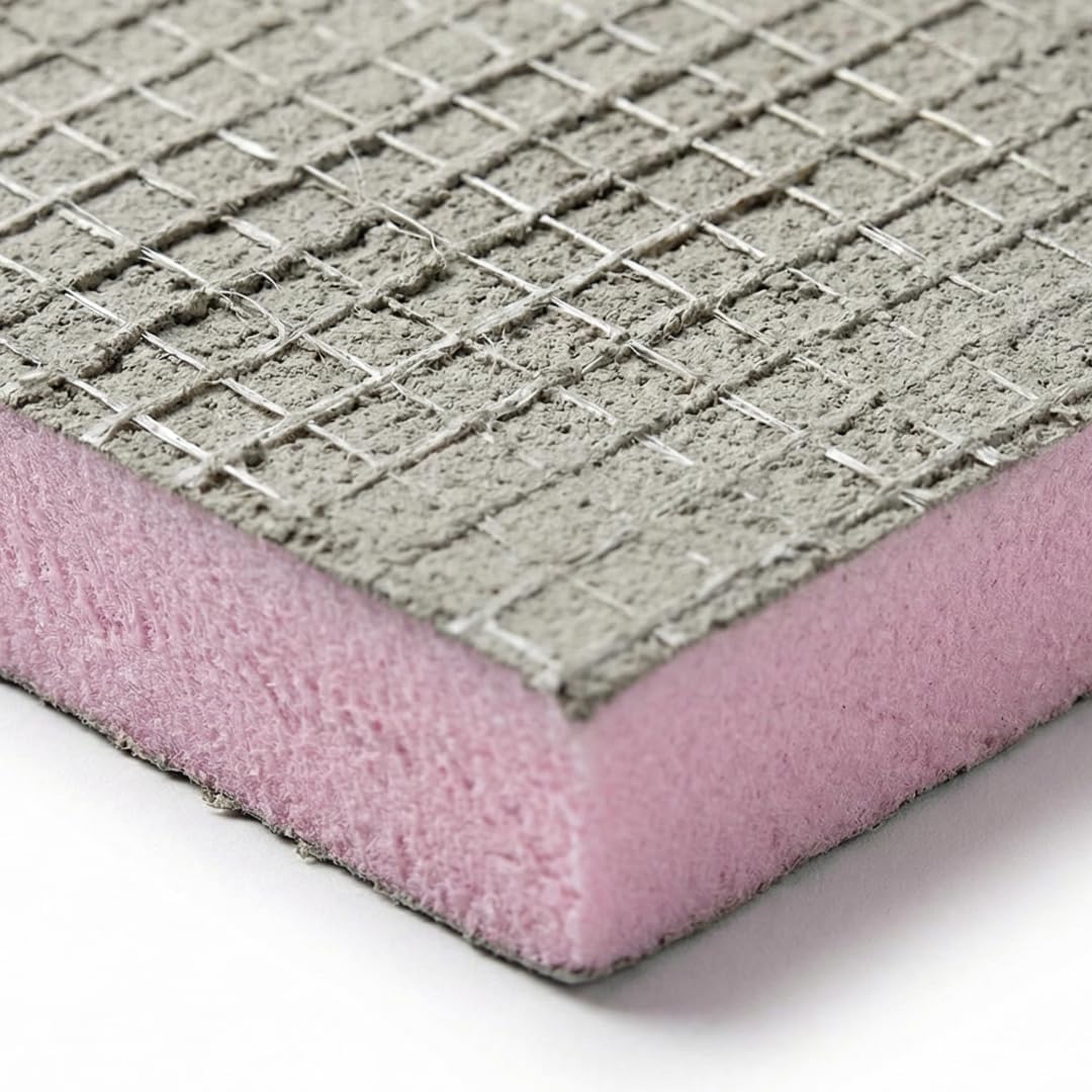 doitBau Bauplatte XPS – Hartschaum Dämmplatte – druckfest wasserundurchlässig direkt befliesbar – 60 x 120 cm 10 mm – 15 Platten 10,8 m² Bad Küche Nassraum Innen Außen
