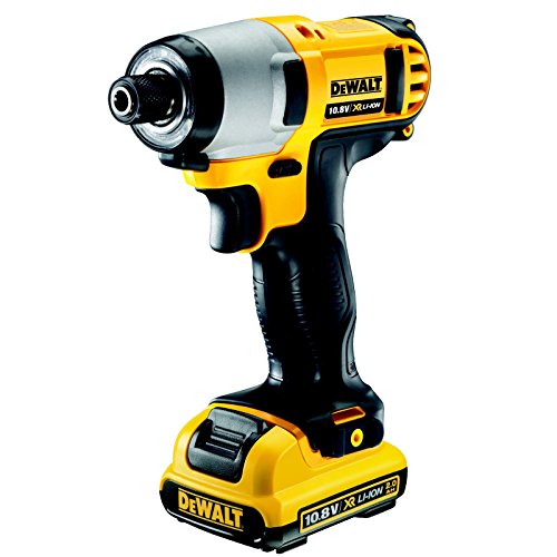 DEWALT DCF815D2 QW Trapano Avvitatore a Impulsi Attacco 1/4", 2.0 Ah, con Doppia Batteria in Valigetta, 10.8 V : Fai da te