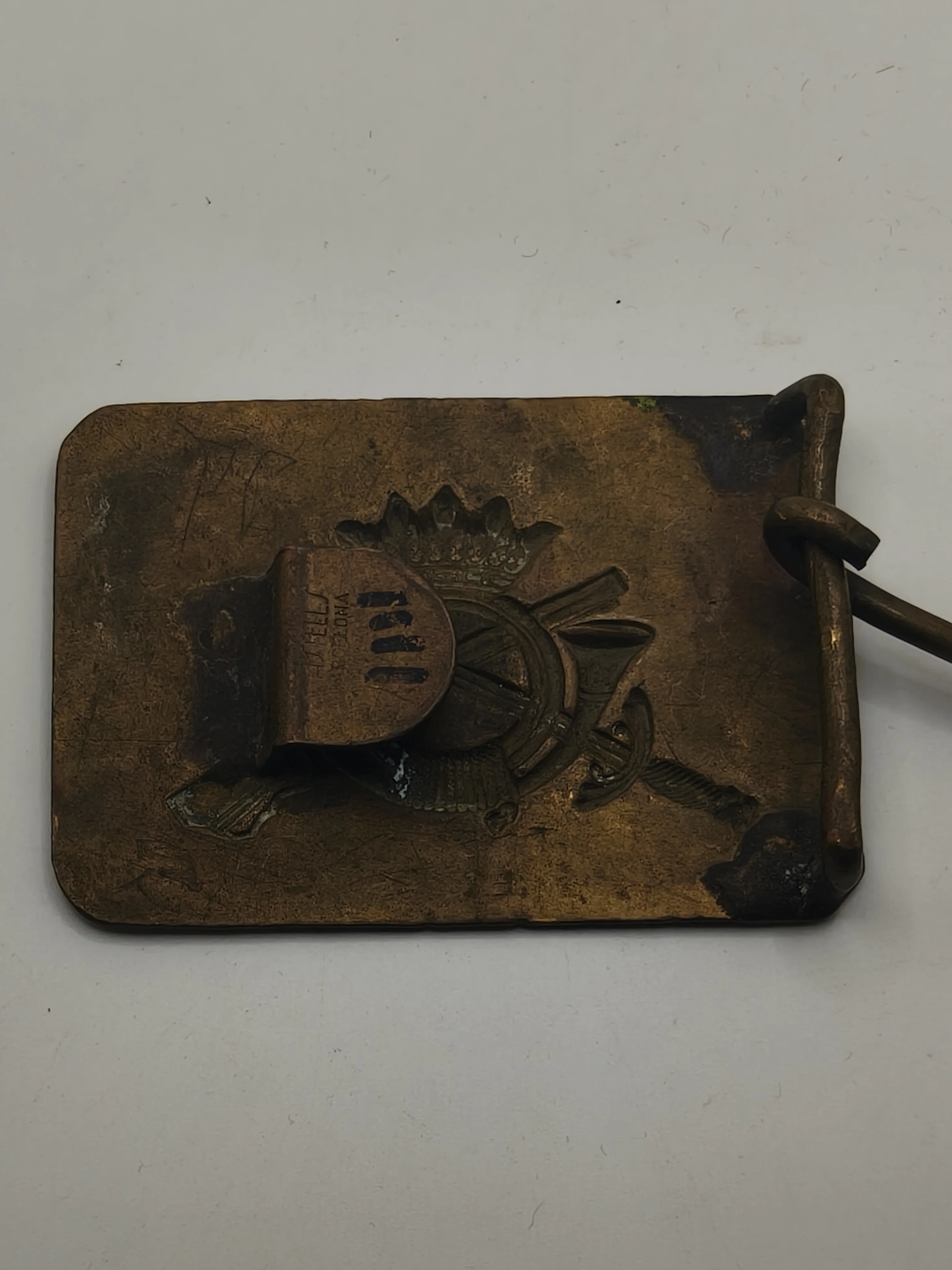 Spanish Civil War Buckle Infantry.