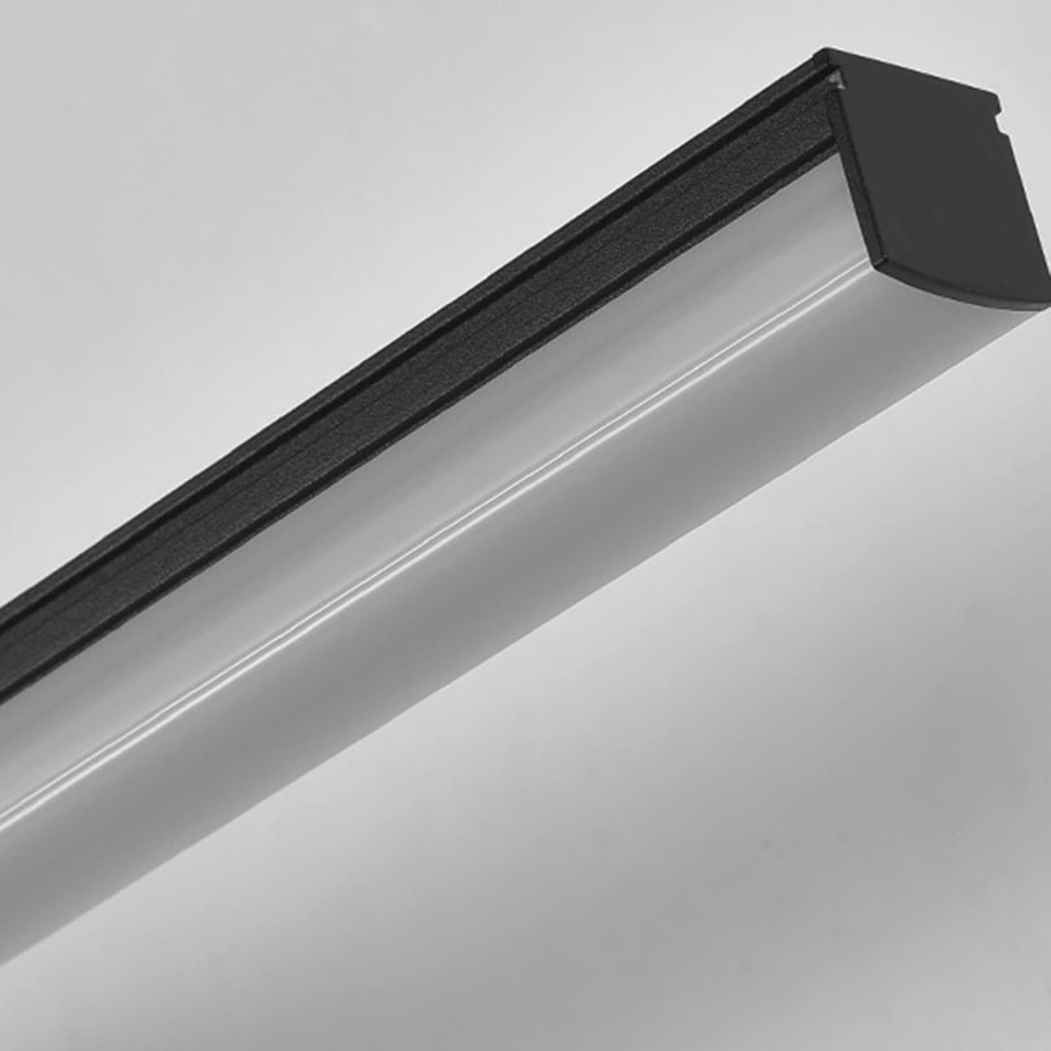 Eitelkeitsbeleuchtung, Spiegel-Frontleuchte, einfach, Gästezimmer, Apartment, Hotel, Badezimmer, wasserdicht, Nebel, kreativ, Schminktisch, Make-up, LED-Lampe, schwarz, Badbeleuchtung, Effizienz