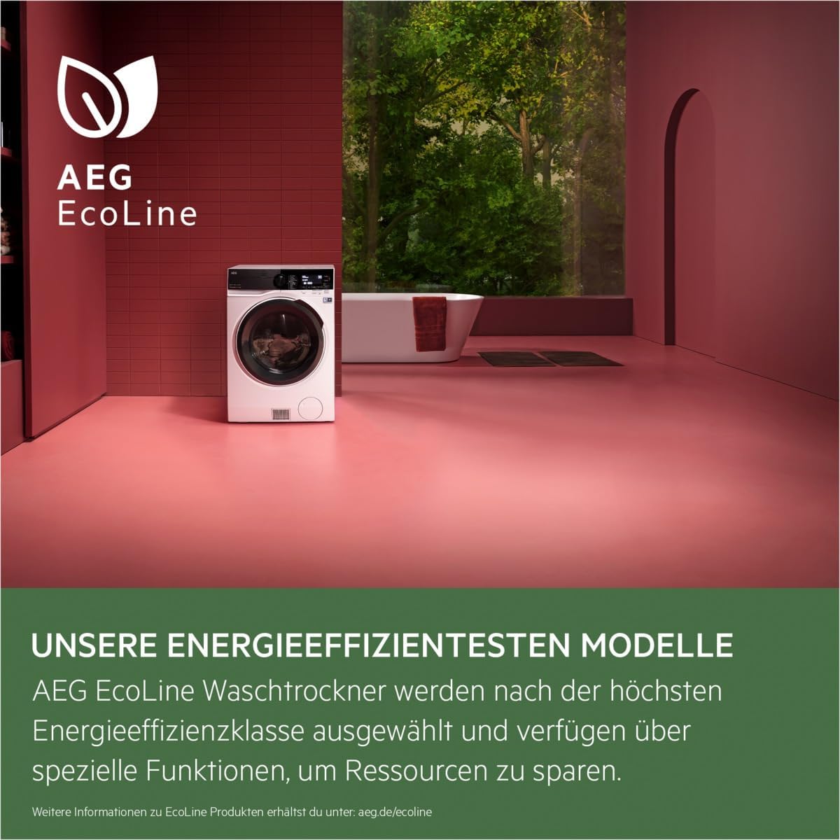 AEG L7WBA60680 Waschtrockner / DualSense - schonende Pflege / 8 kg Waschen / 5 kg Trocknen / D / energiesparend / Mengenautomatik / Nachlegefunktion / ProSteam - Auffrischfunktion / 1600 U/min