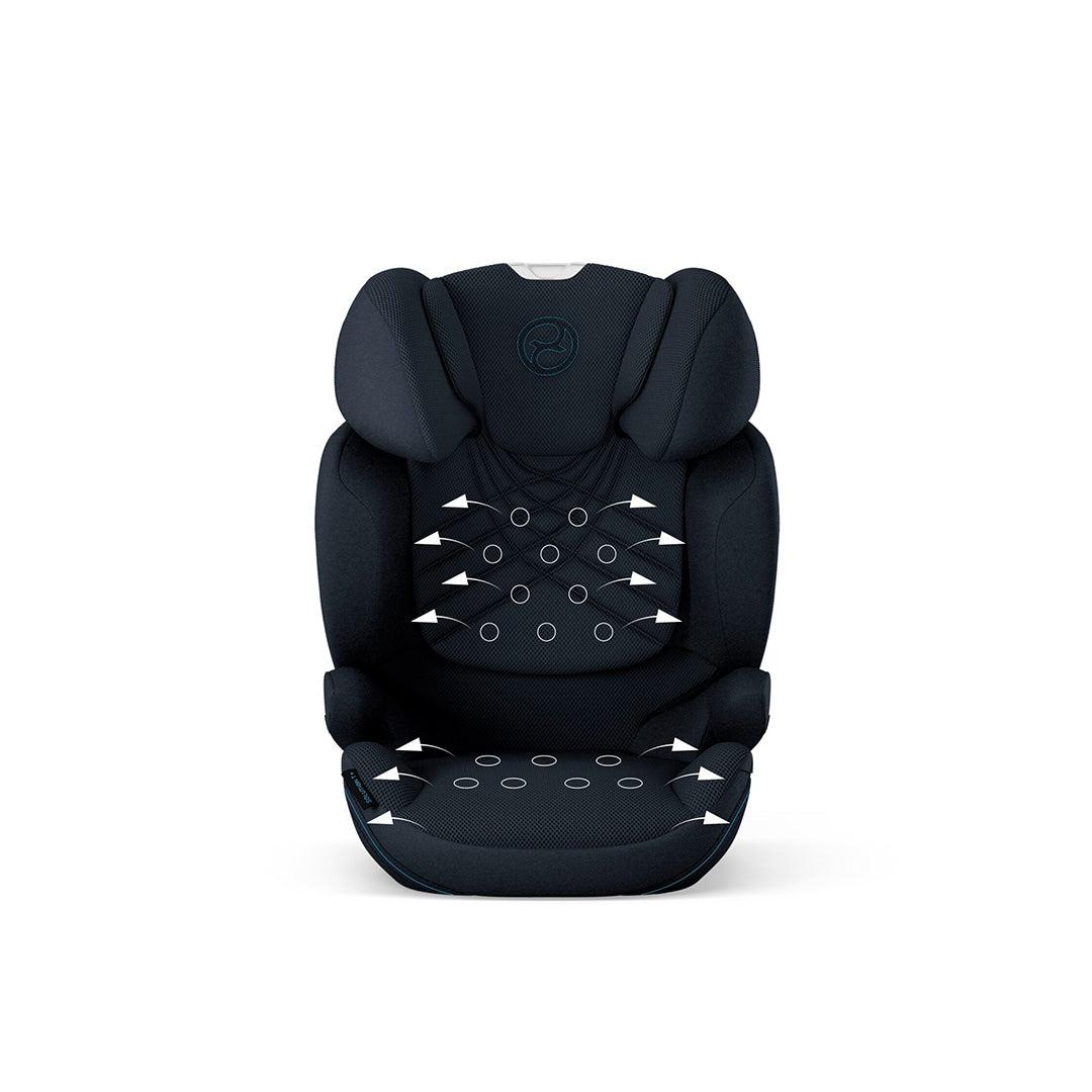 2025 Seggiolino auto CYBEX Solution T i-Fix Plus – Gruppo 2/3, Nautical Blue, con ISOFIX e poggiatesta regolabile in altezza