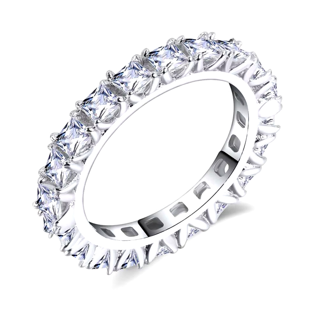 925 Sterling Silver Unique Wedding Ring