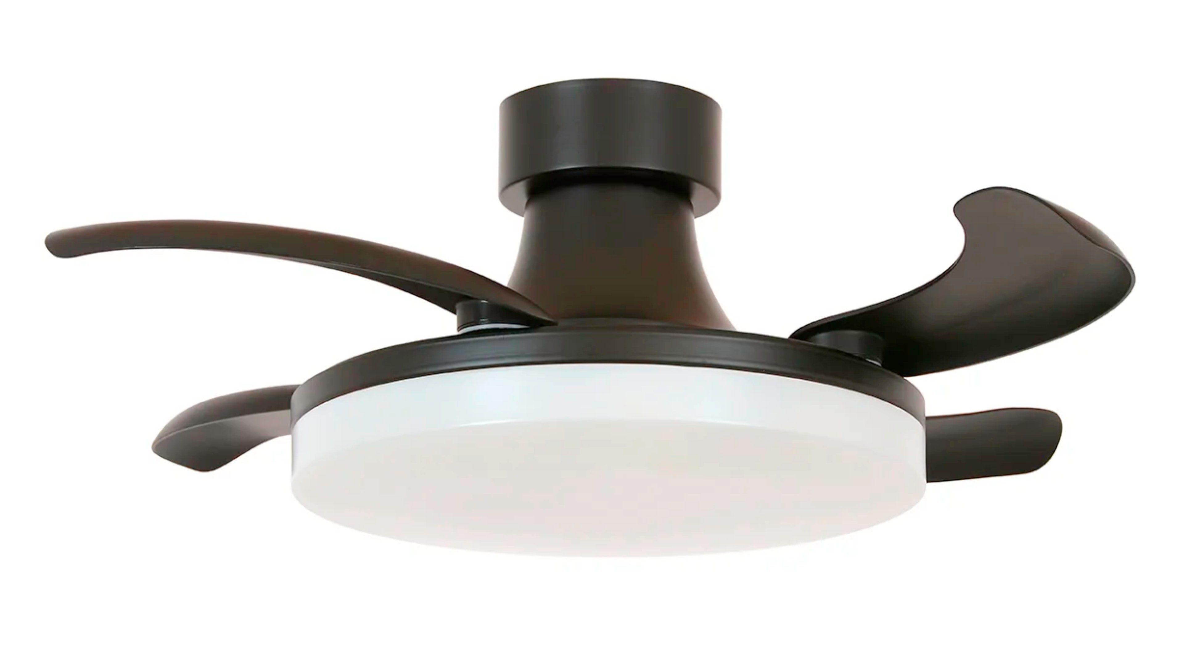 Deckenventilator Energiespar Deckenventilator Fanaway Orbit Schwarz mit LED