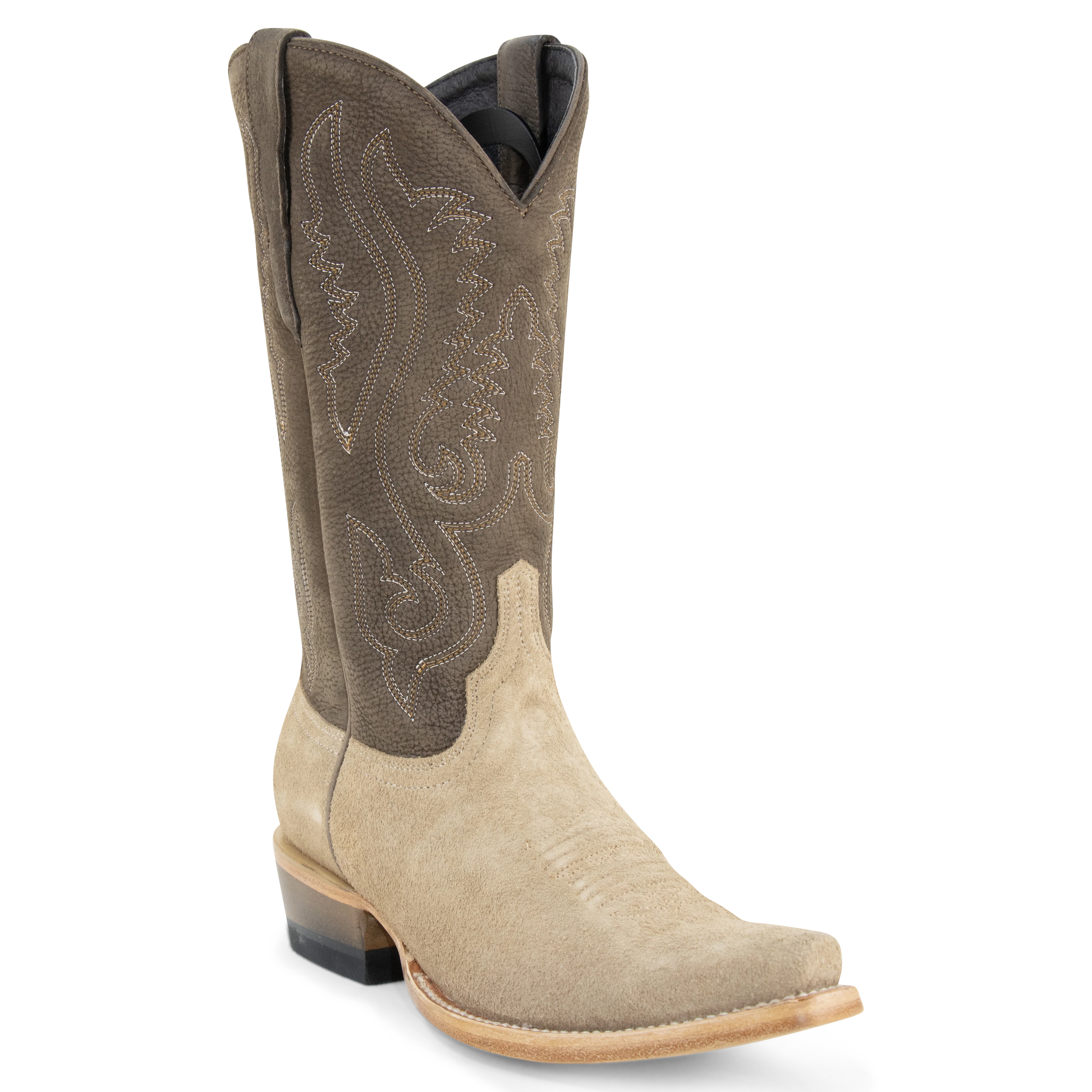 Resistol Boots Sand Roughout - Pointed Toe