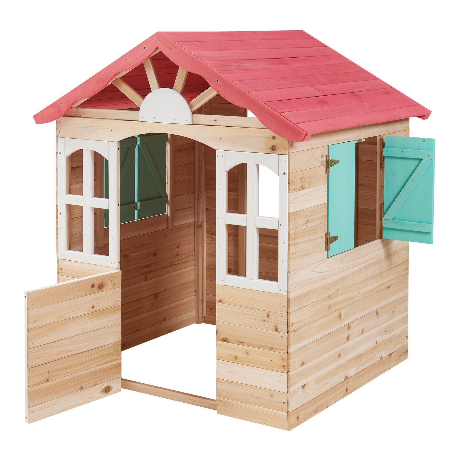 Casita Infantil Lulä Madera De Abeto 130x115x101 Cm [casa.pro]