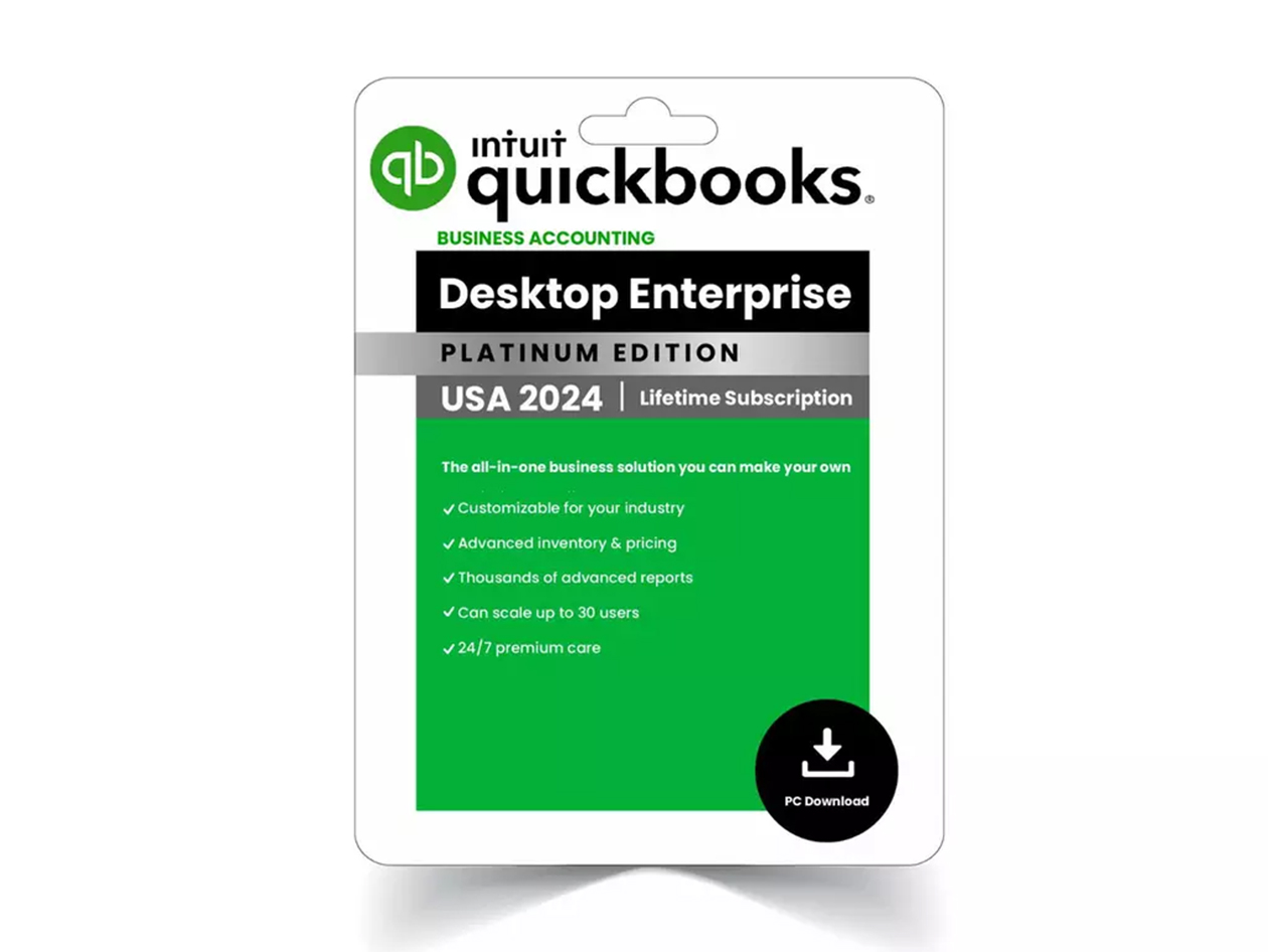 Intuit QuickBooks Desktop Enterprise 2024 Lifetime Activation