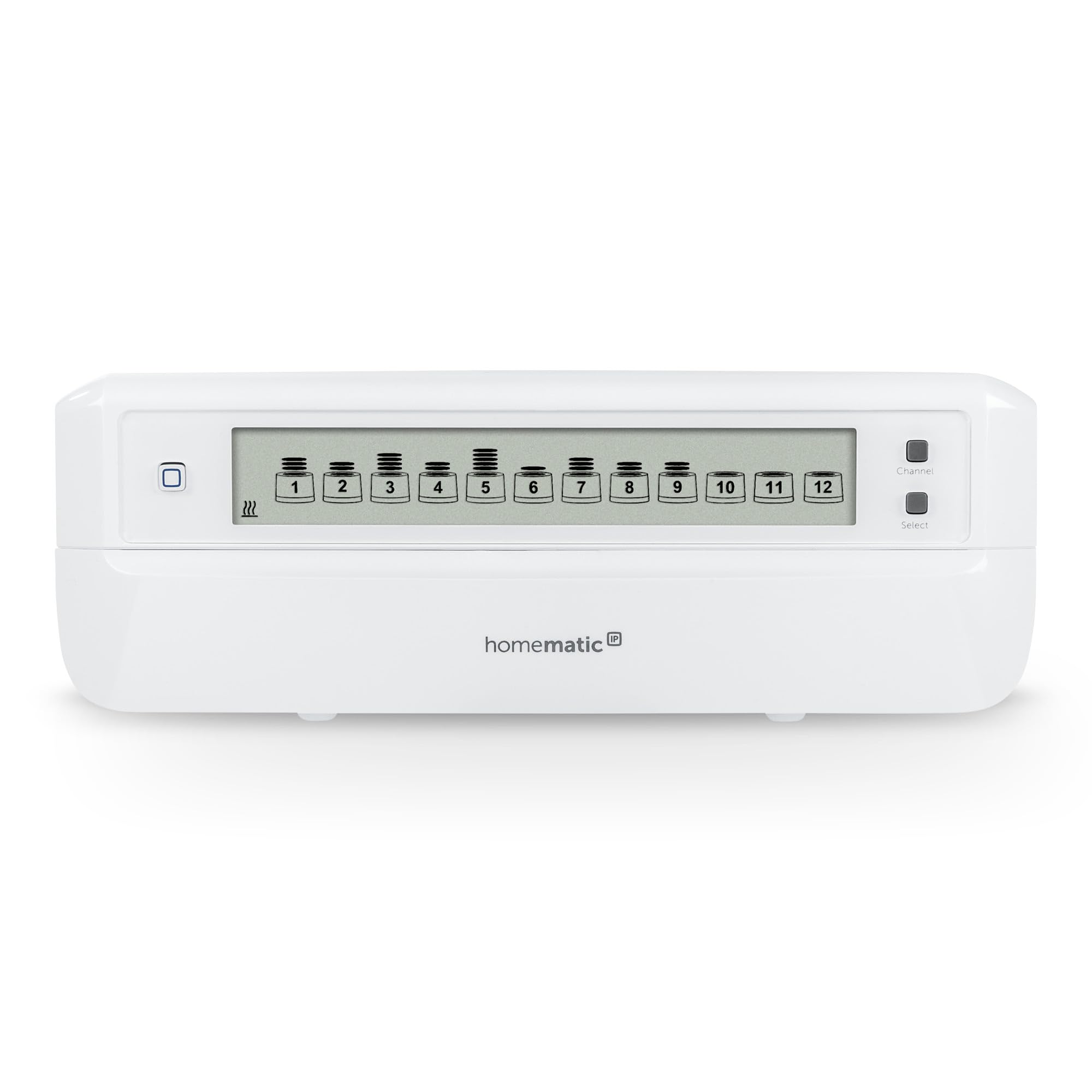 Homematic IP Fußbodenheizungscontroller 12 Kanäle motorisch für smarte Heizungssteuerung und Regelung