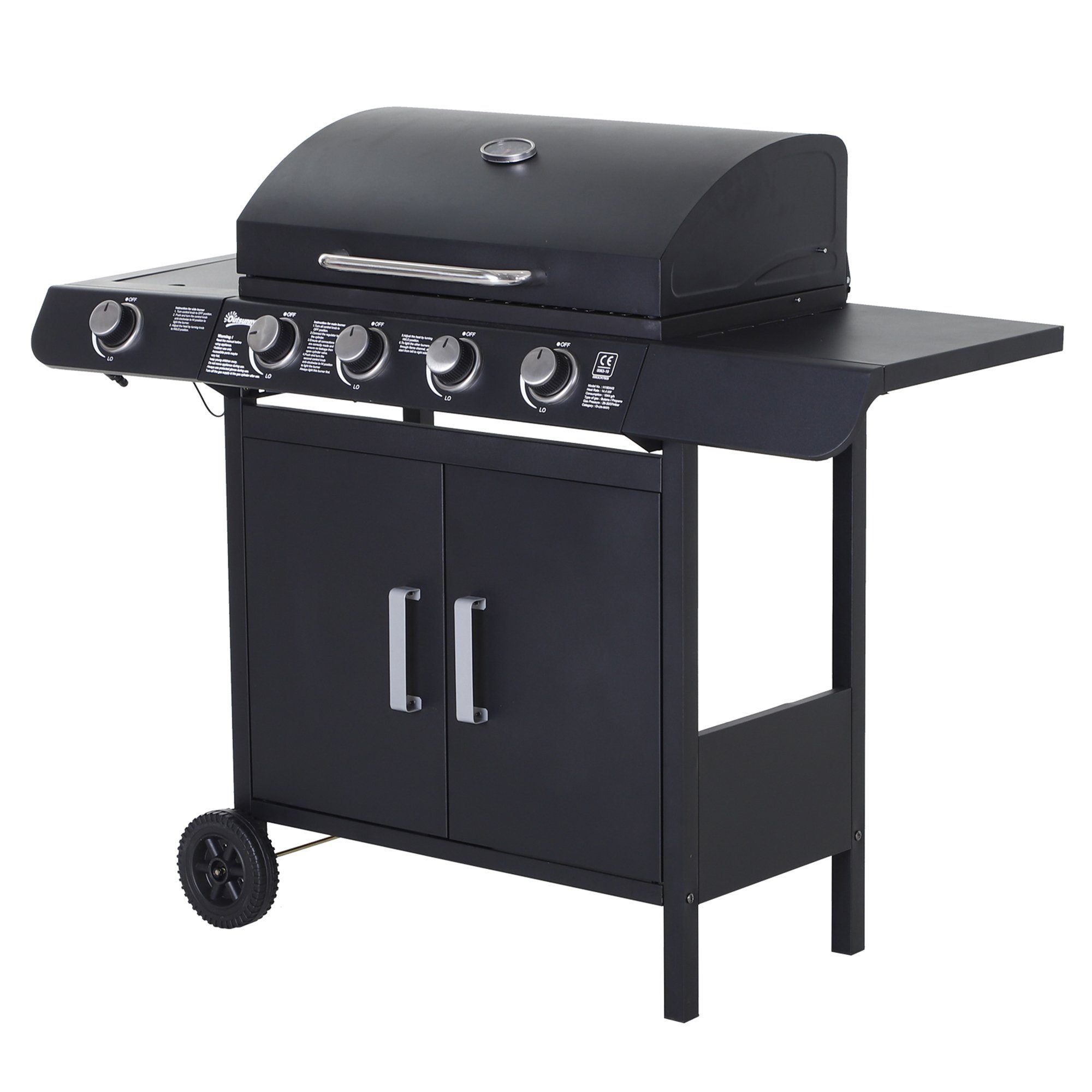 Tischgrill Gasgrill mit Räder