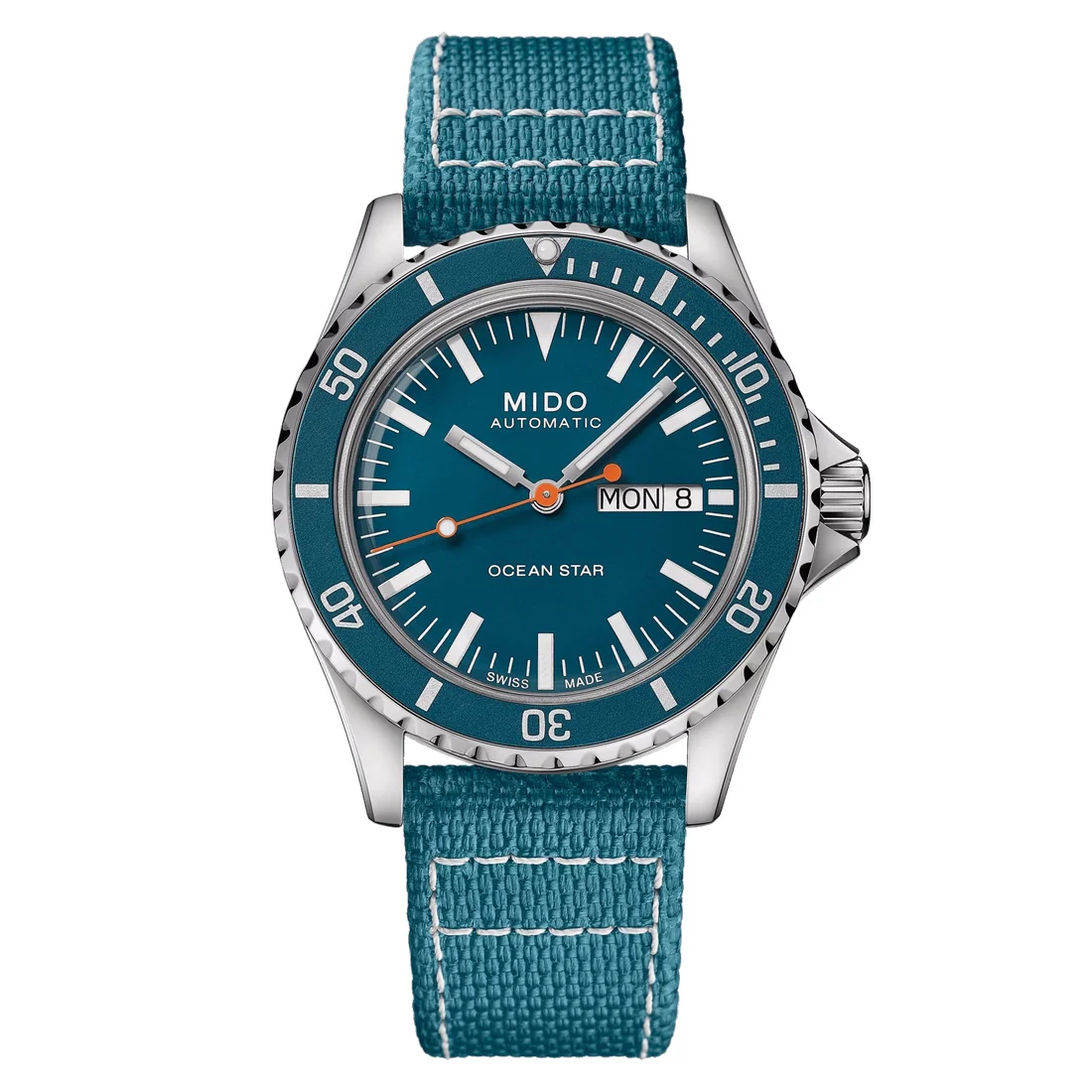 Orologio Mido Ocean Star Tribute blu bracciale acciaio