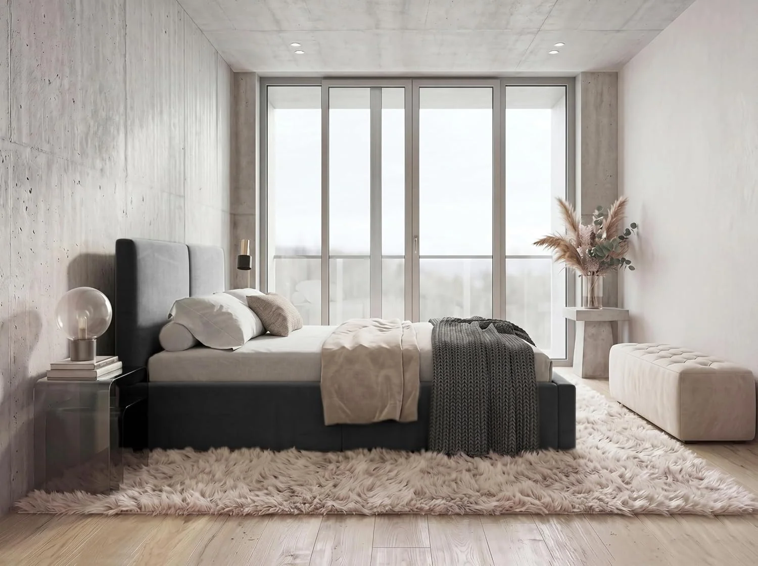 Interbeds Polsterbett mit Bettkasten und Lattenrost