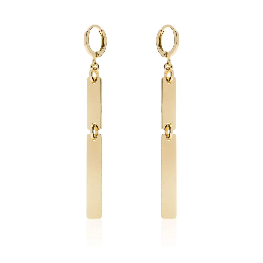 Orecchini Unoaerre argento dorato Lux 2477