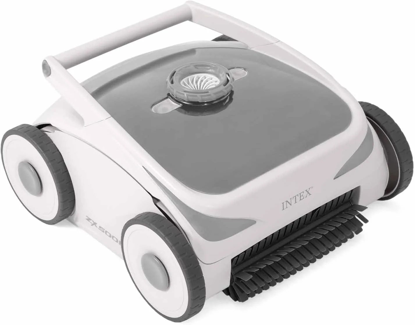 Intex Poolroboter, Grau, 28624, Automatischer Poolreiniger, kabellos, ZX500R, zum Klettern an der Wand, Akku 8000 mAh für schnelles Aufladen 2