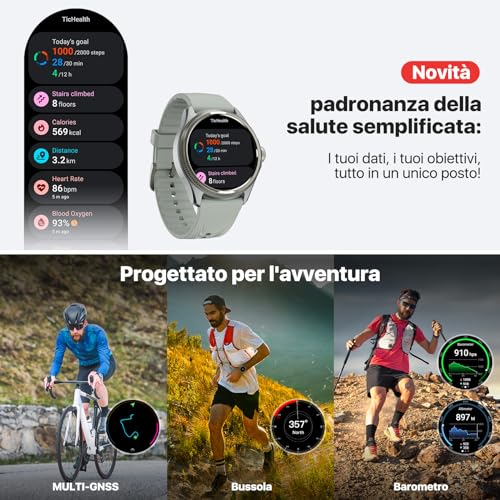 TicWatch Pro Enduro Slate allenamento