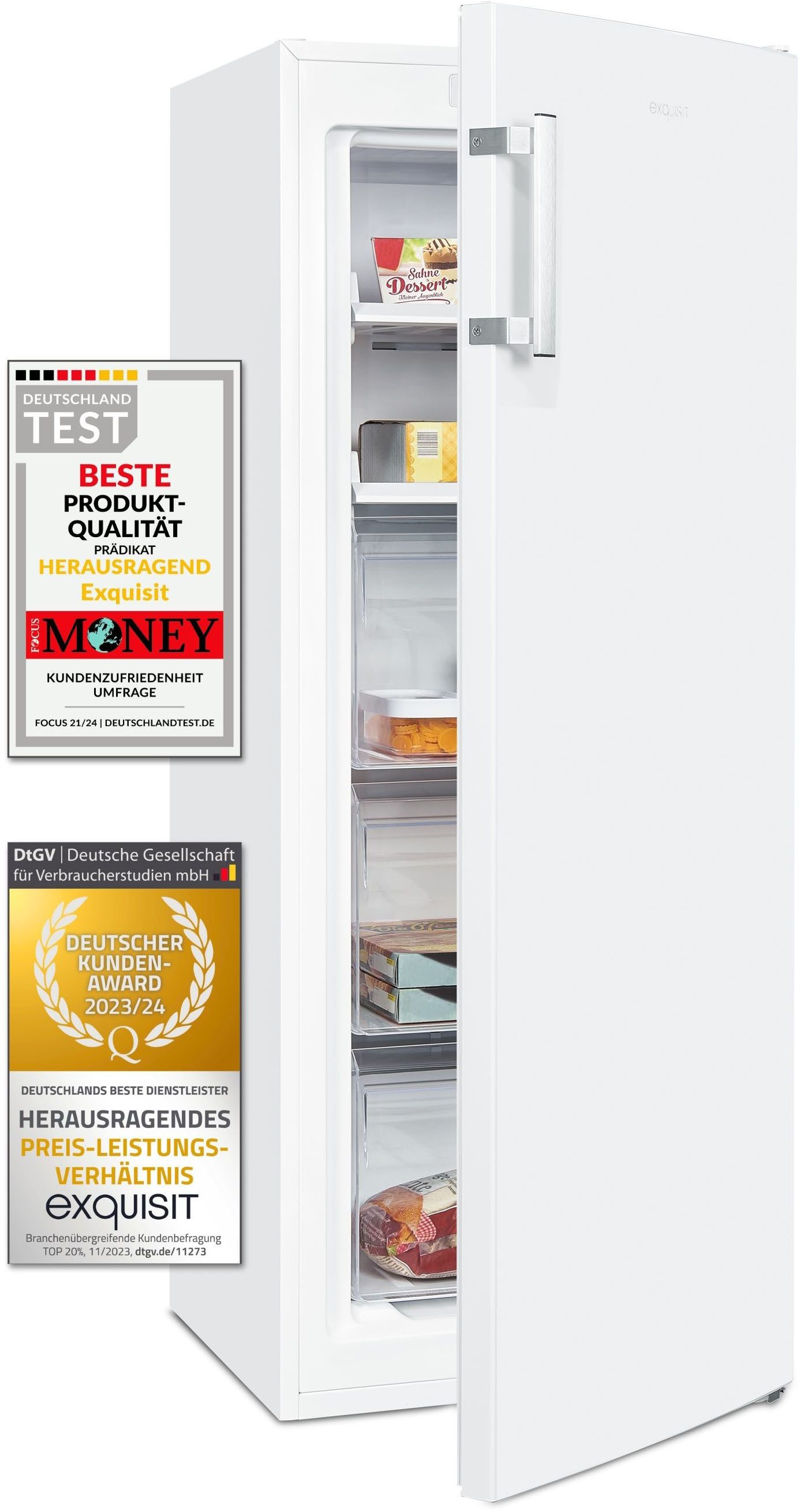 Gefrierschrank GS231-NF-H-040C weiss