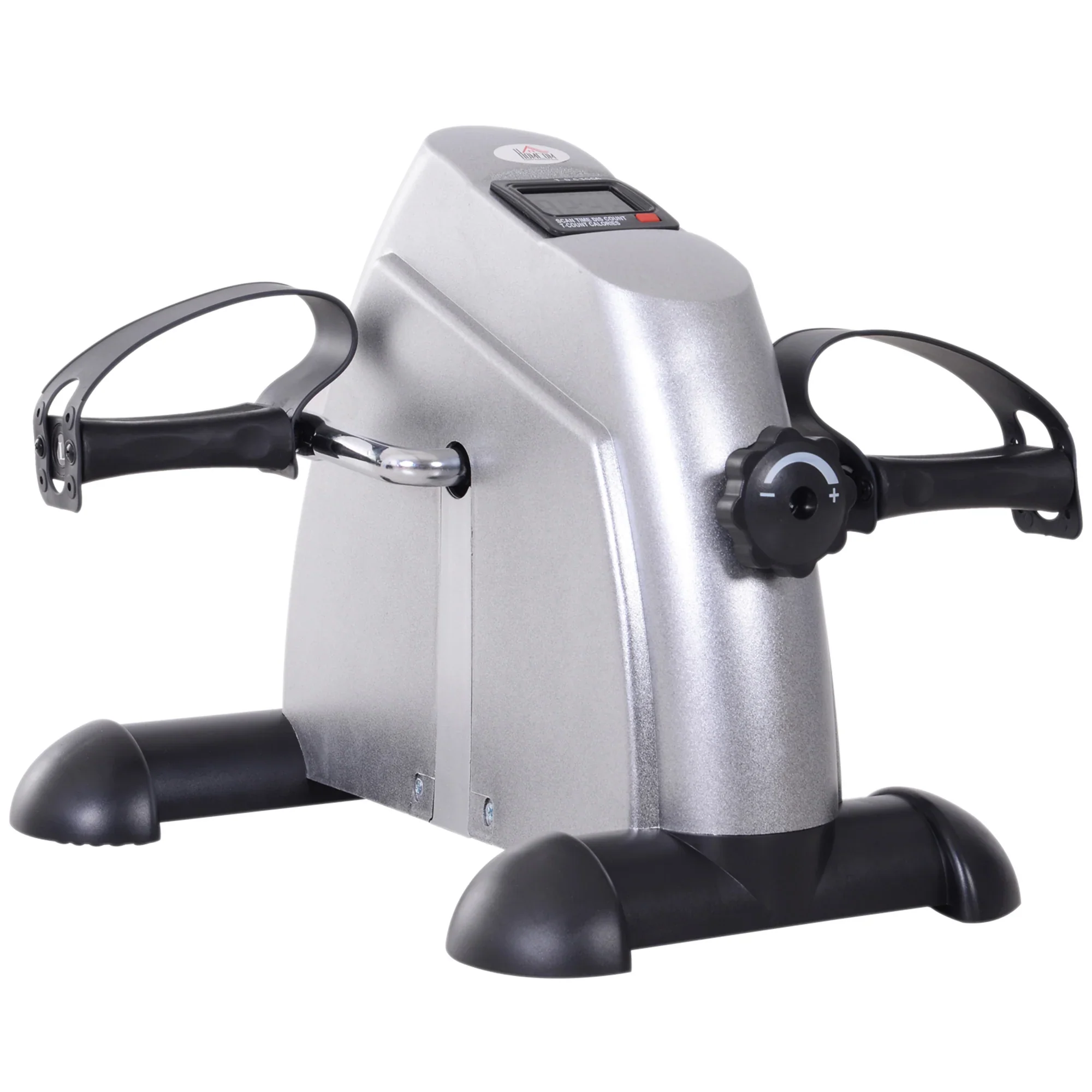 HOMCOM Minibike-peddelfiets hometrainer met lcd-display verstelbaar