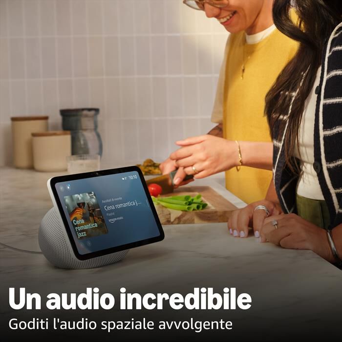 AMAZON - NUOVO AMAZON ECHO SHOW 8 (2025 RELEASE)-Glacier White