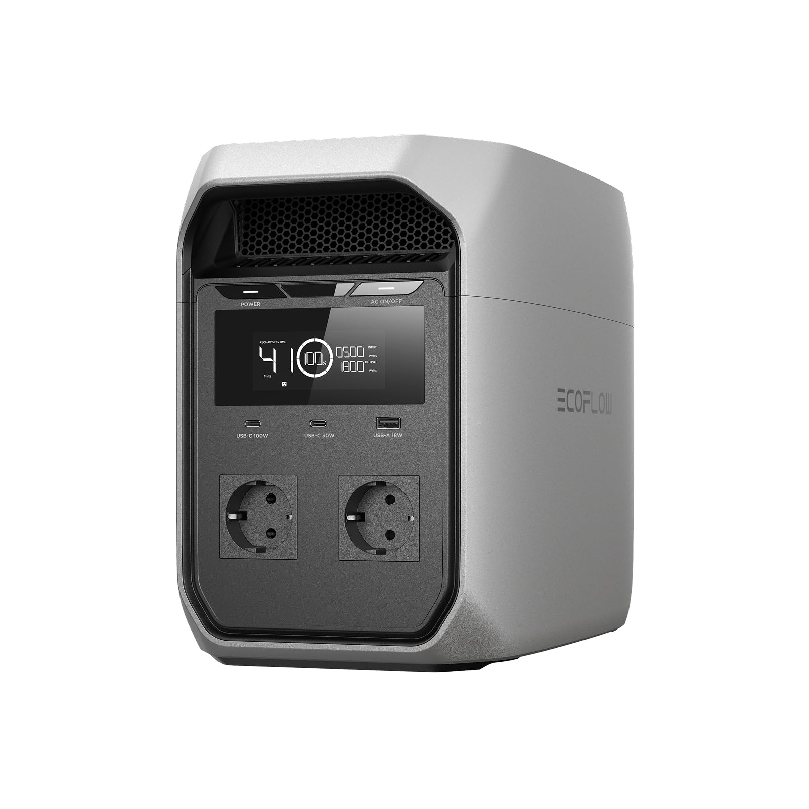 Tragbare Powerstation DELTA 3 Classic 1024 Wh 1800 W LiFePO4 3600 W Spitzenleistung X-Stream Schnellladung 500 W Solaraufladung