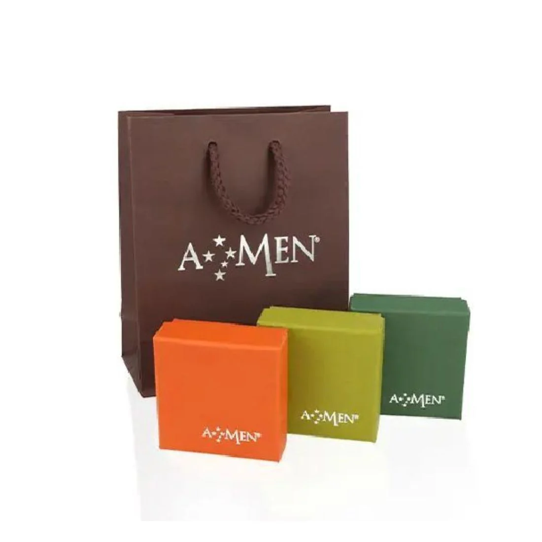 Bracciale Amen tennis argento bianco e arancione in sfumatura degrad�� BT25DEBGA17