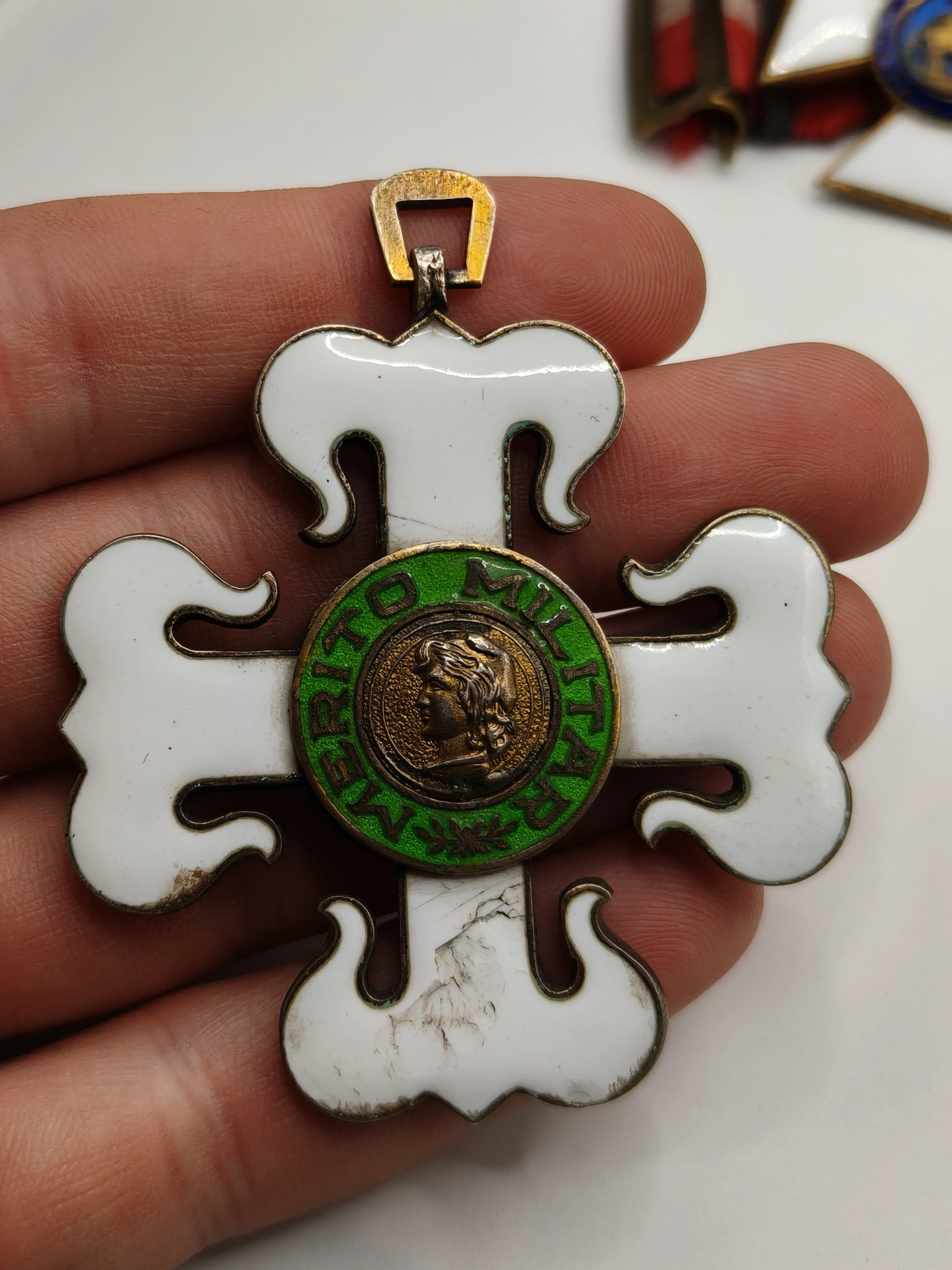 Medalla Orden M��rito militar. Categor��a Gran cruz. Brasil.