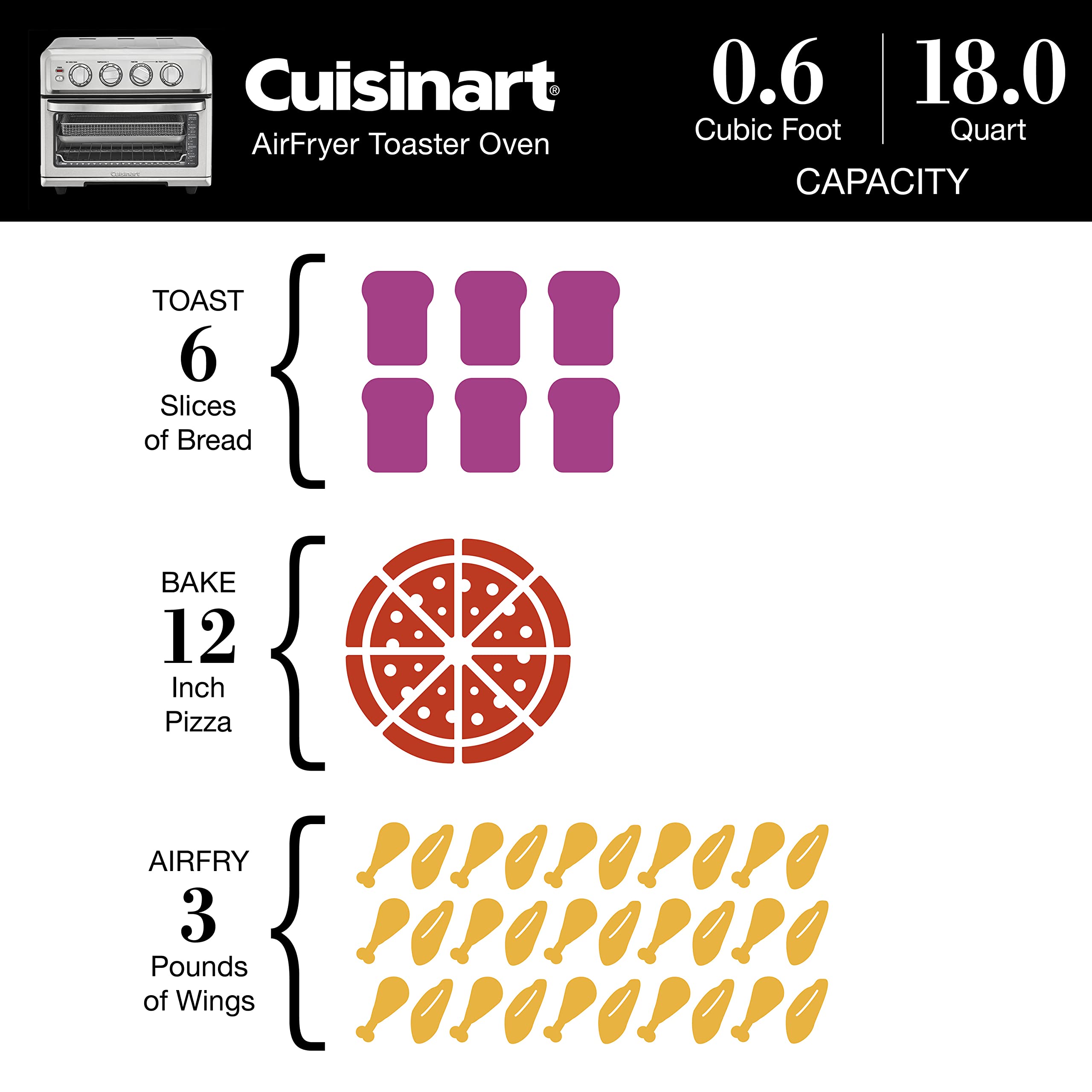 Cuisinart TOA 70 AirFryer Oven Grill