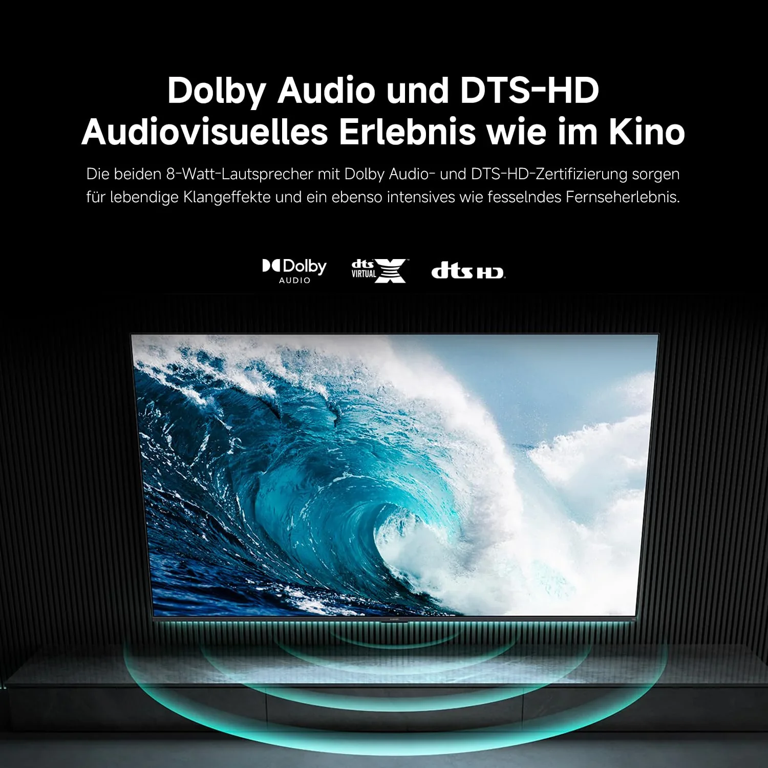 Xiaomi TV F 32, 32 inch (81 cm), HD, Smart TV, Fire OS7, Triple Tuner DVB-C/S/S2/T/T2, Dolby Audio?, DTS Virtual:X, DTS-HD, spraakbediening met Alexa, Compatibel met Apple AirPlay