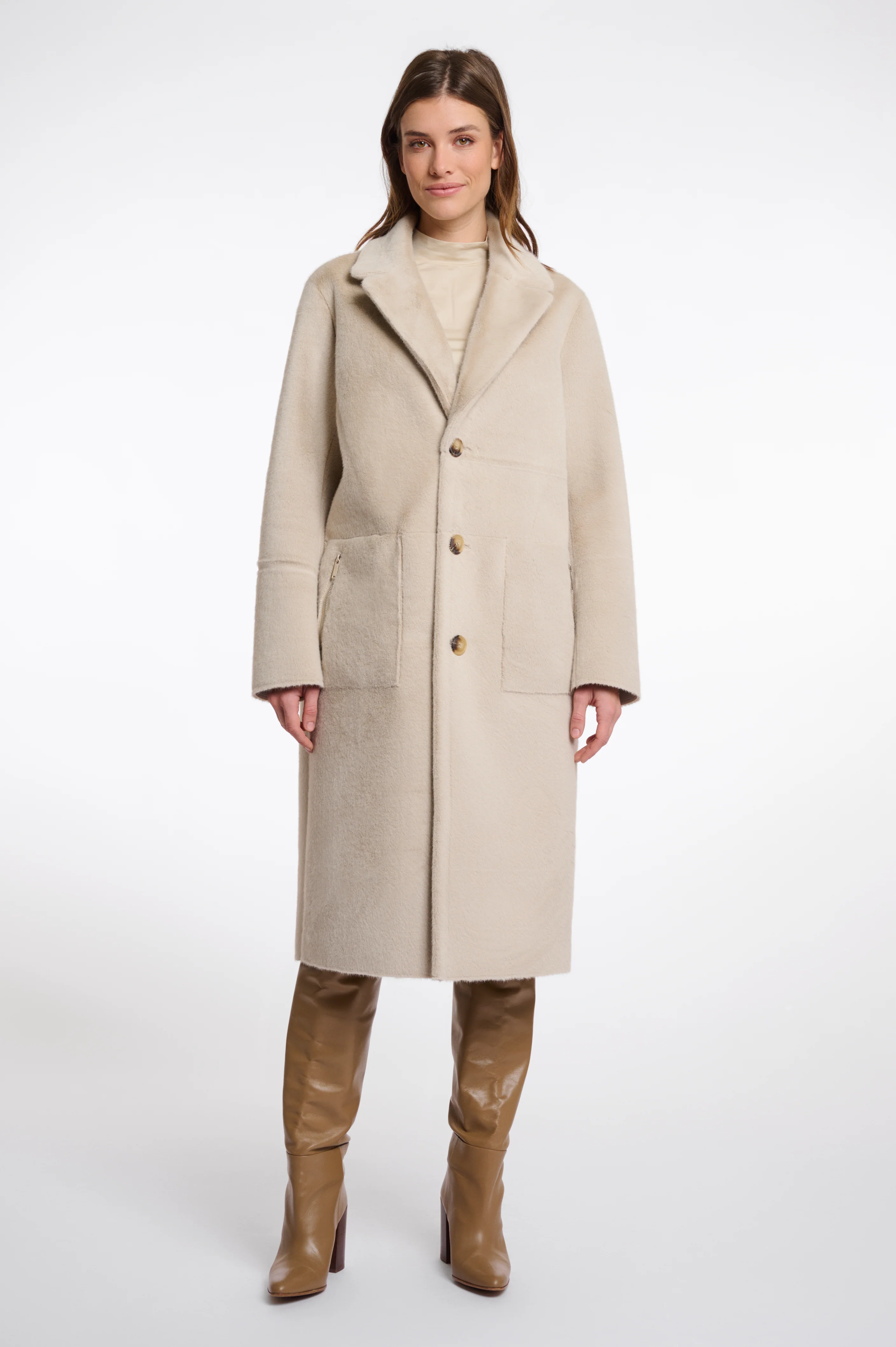 Rino & Pelle Tatiana Reversible Fur Coat