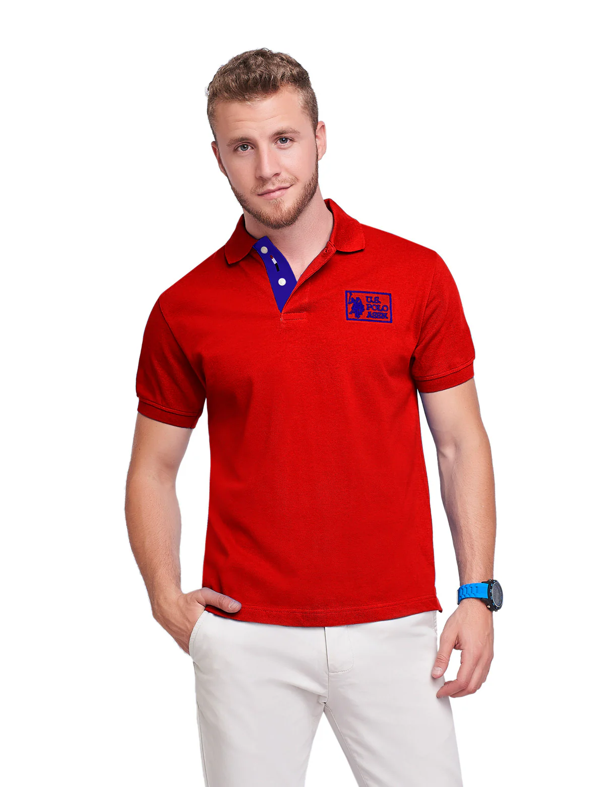 Playera polo para caballero  47-8122