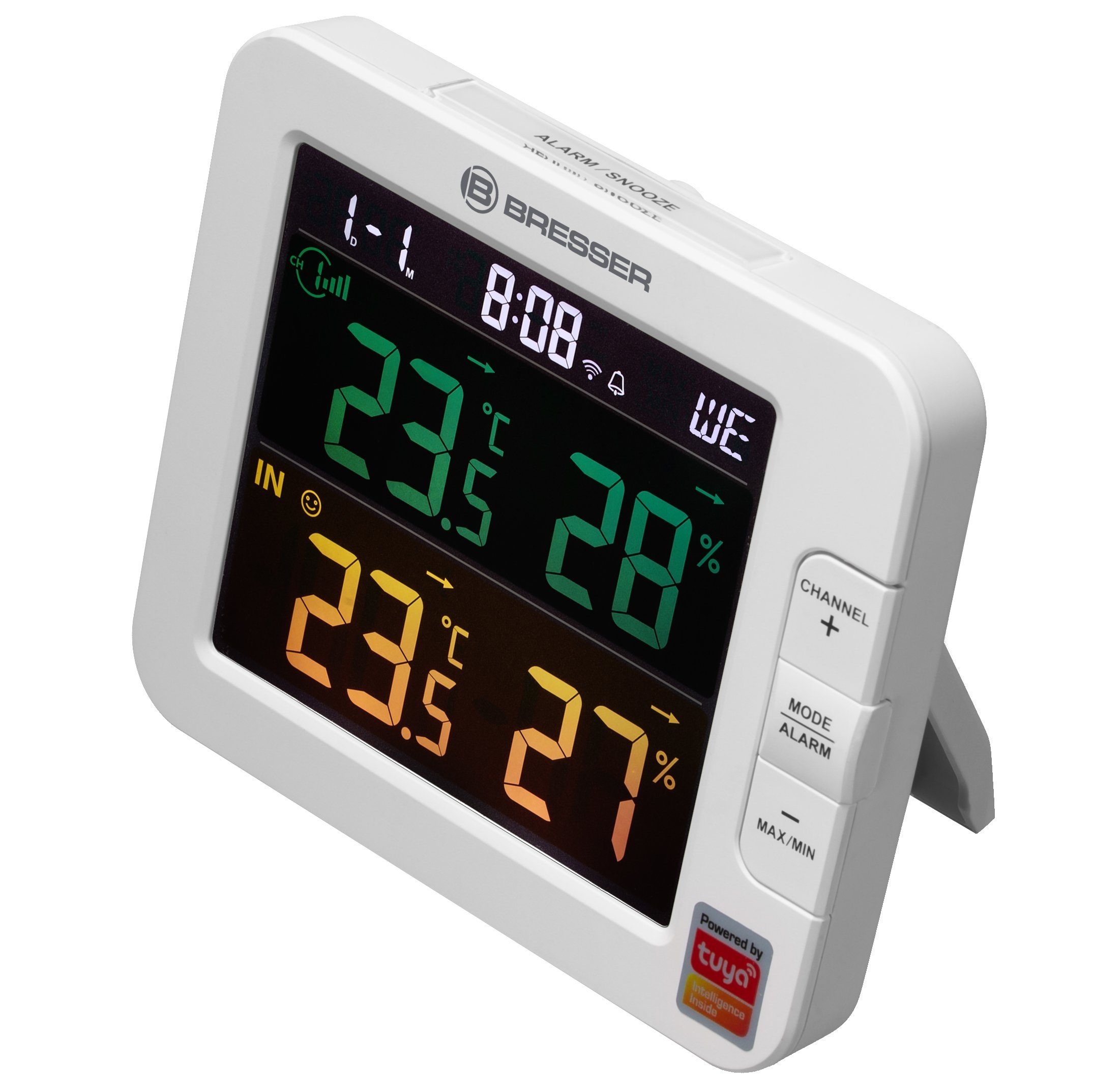 Wetterstation BRESSER Smart Home 7-Kanal Tuya Thermo-Hygrometer