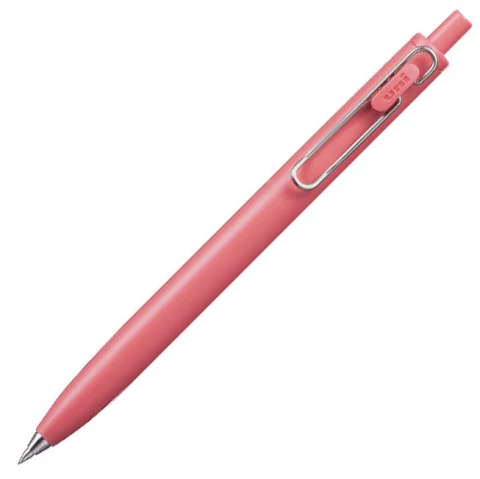 Uni-ball One F Gel Pen - 0.5 mm - Faded Red Body
