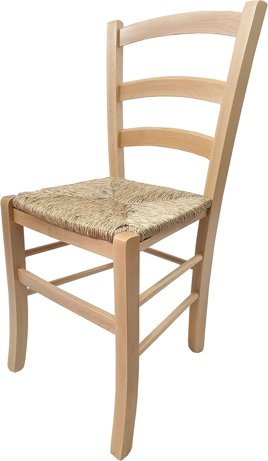 Totò Piccinni Ordine Minimo 2pz, Sedia paesana Venezia in Legno di faggio, ALTISSIMA QUALITA', Robusta, già montata (Rovere, Seduta Paglia)