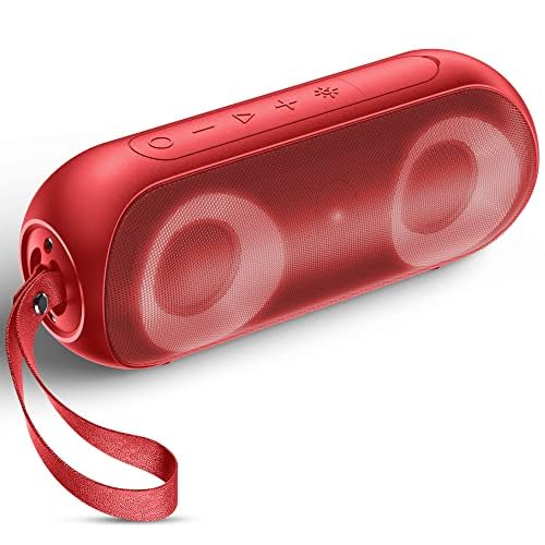 NOTABRICK Altoparlante Bluetooth con luci, altoparlanti portatili wireless Bluetooth 5.0, 30 W, suono stereo forte, impermeabile IPX7, lunga durata, portata Bluetooth 30,5 m : Amazon.it