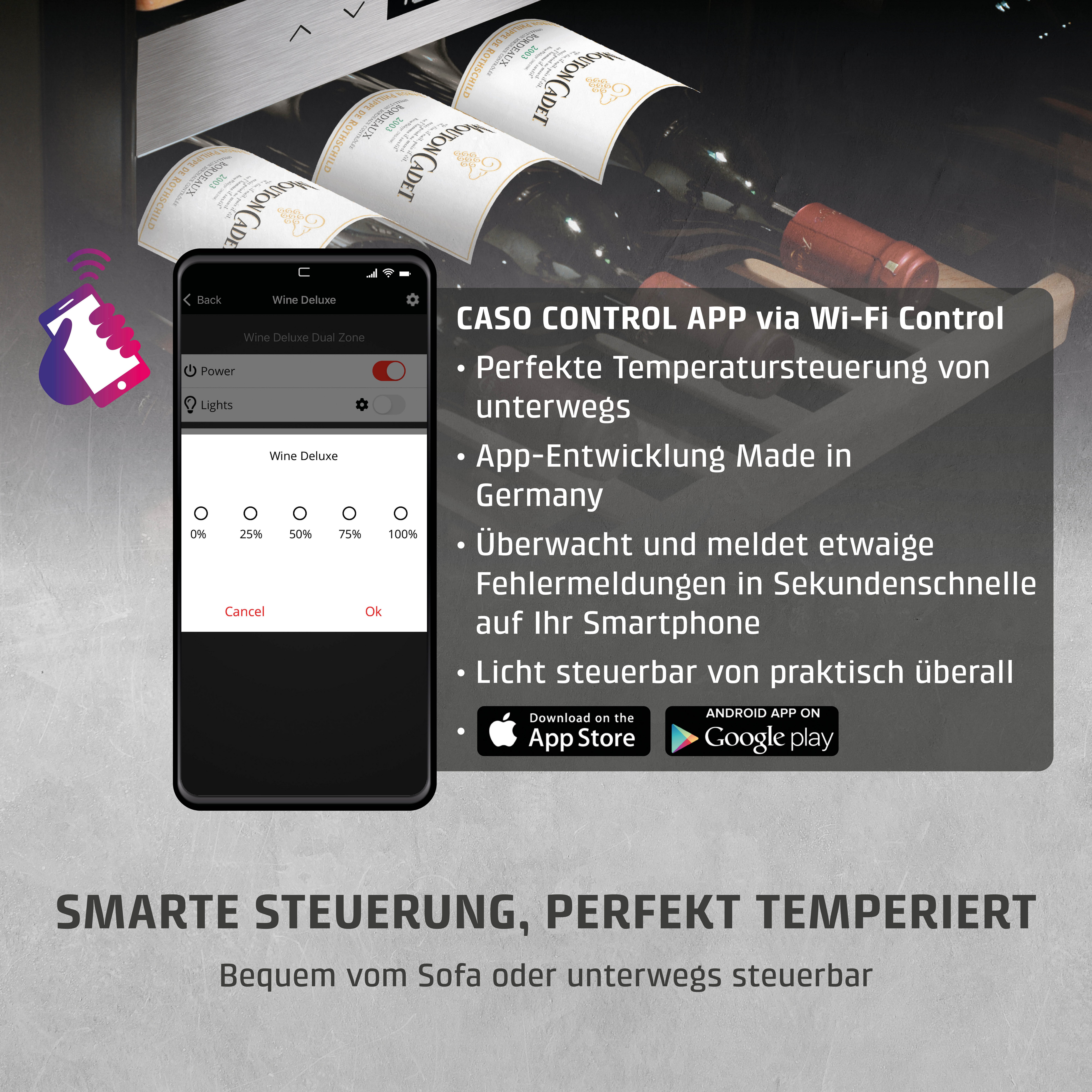 Weinkühlschrank 729 WineExclusive 126 Smart