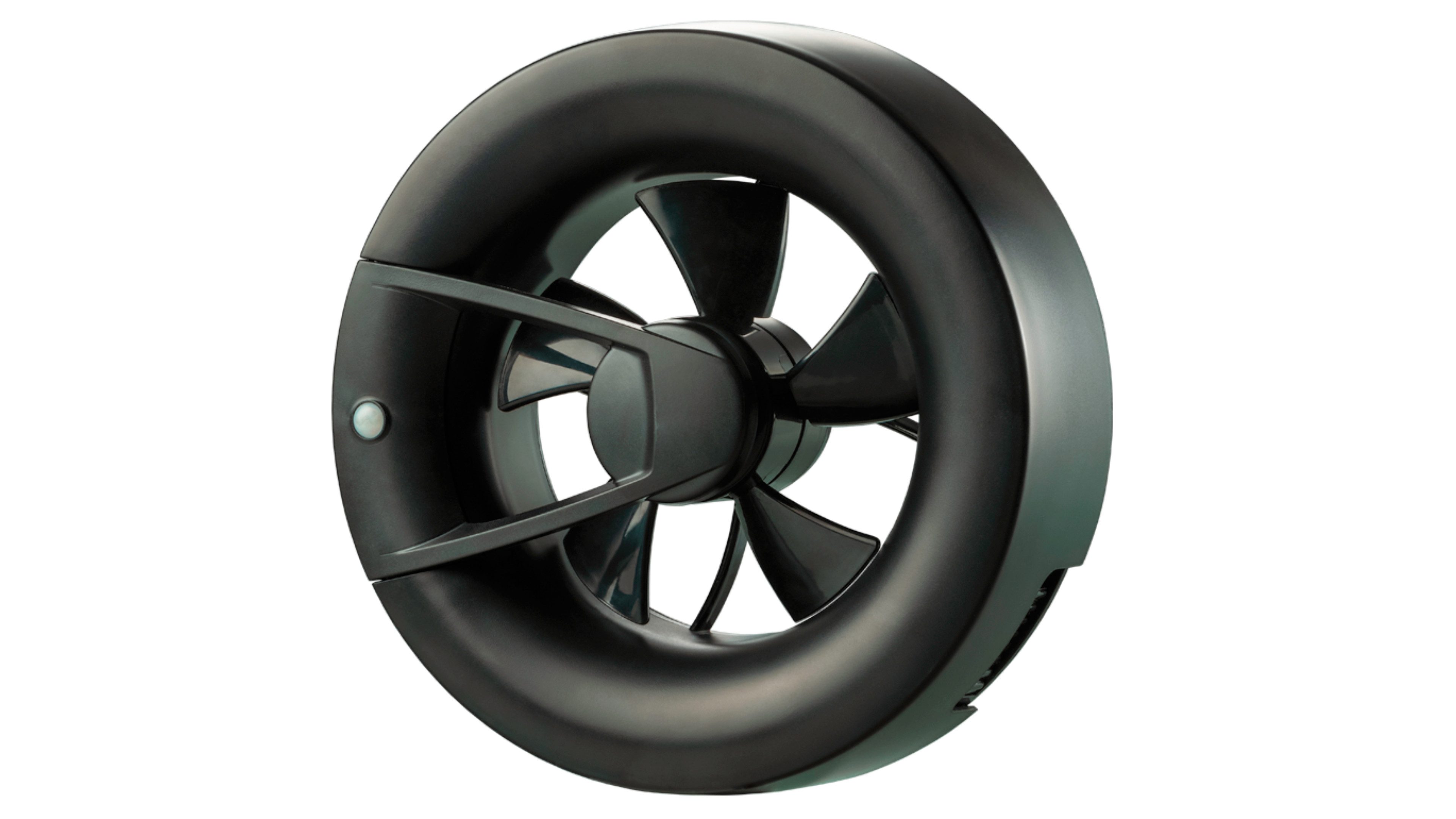 Wandventilator Kleinraumventilator Arc Smart Schwarz
