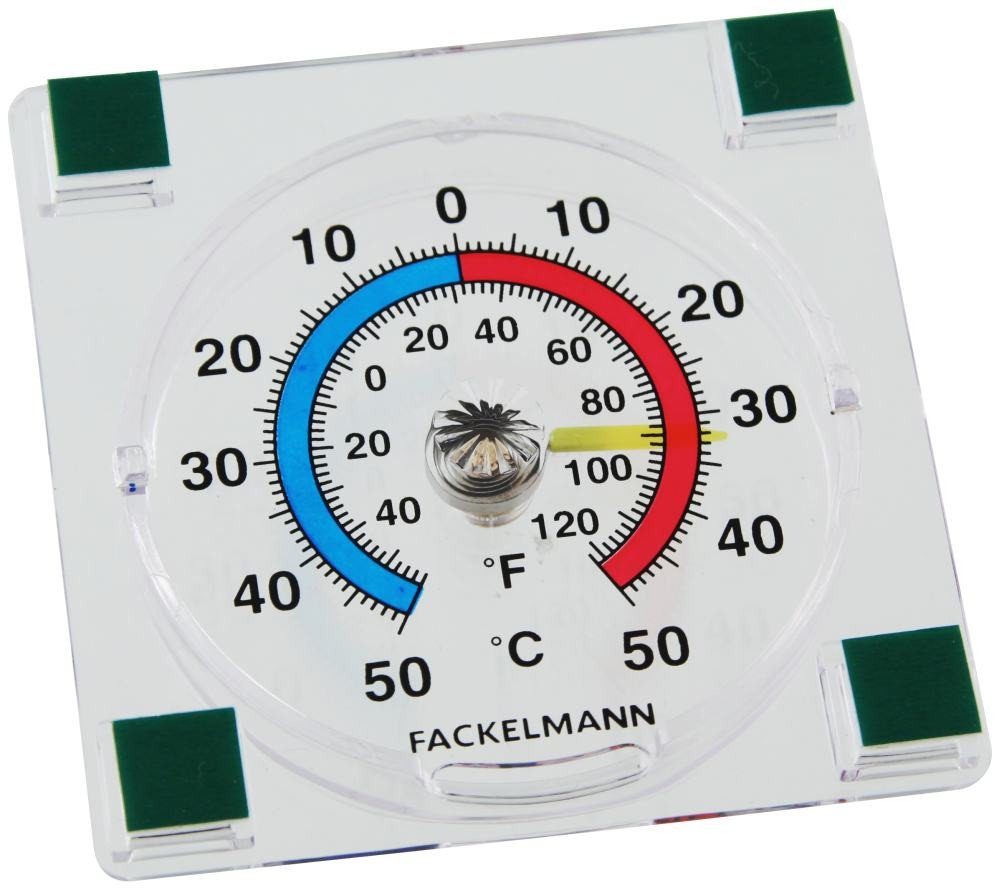 Wetterstation Fackelmann Fensterthermometer Tecno 7,7 cm