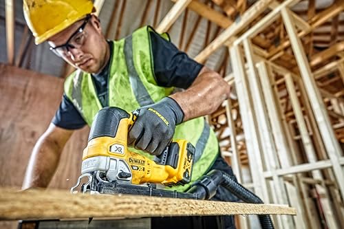 DEWALT DCS334N XJ Seghetto alternativo Brushless con impugnatura a staffa XR 18V senza batterie ne caricabatteria : Fai da te