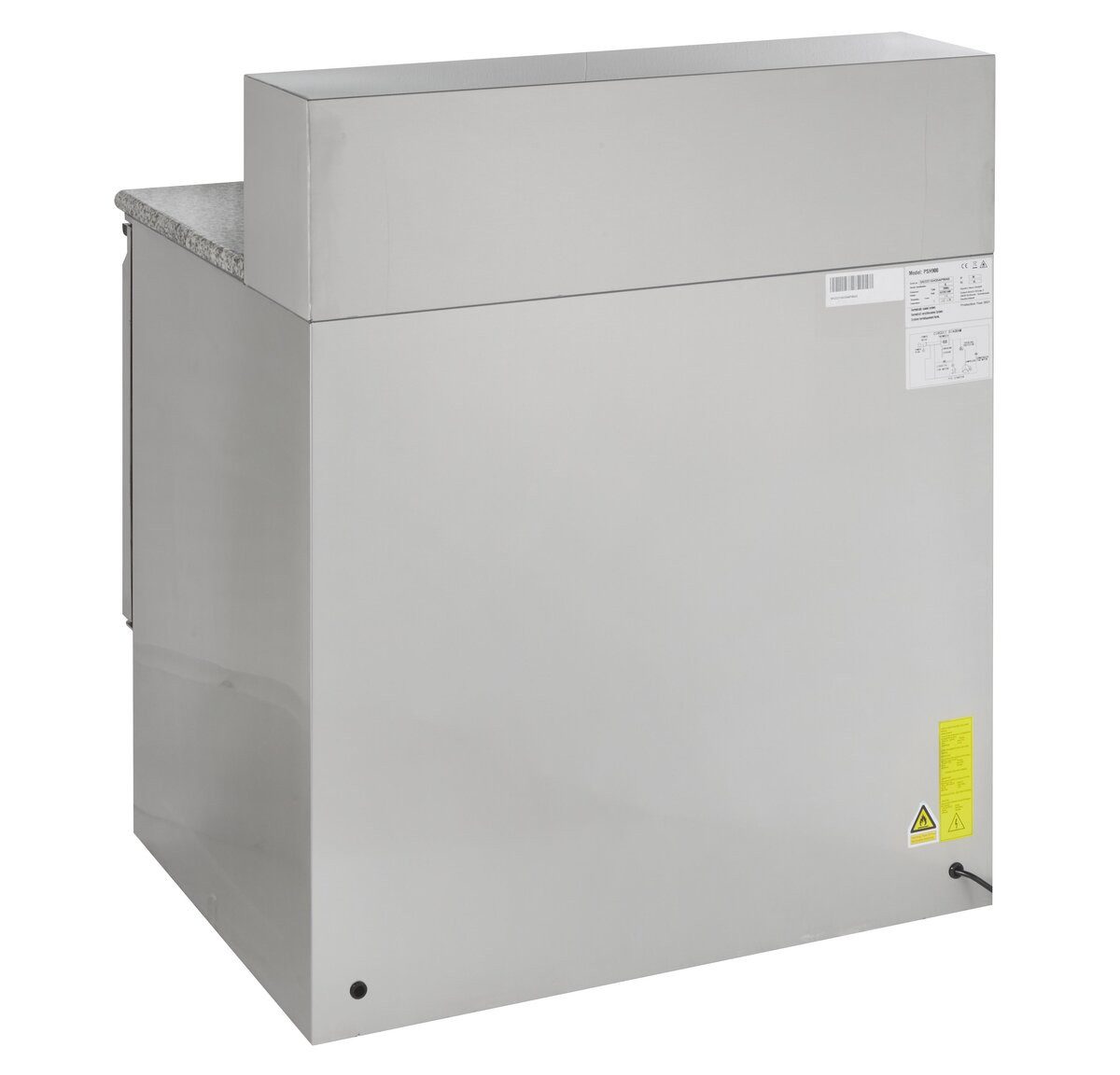 Dönergrill Pizzatisch ECO 900 mit Granitplatte Kühltisch 2 Türen 176L