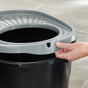 Lettiera per gatti con coperchio a fori - Top Entry Cat Litter Box TECL-20