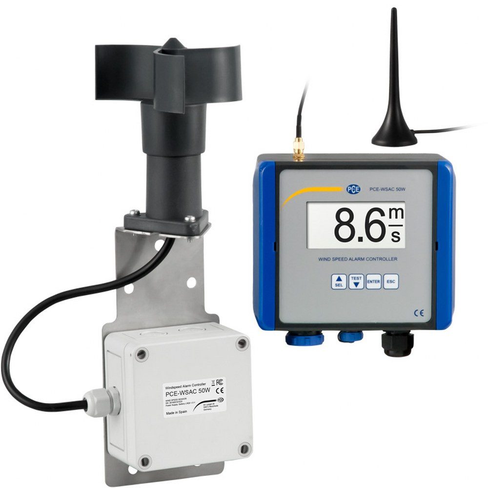 Wetterstation PCE Instruments Anemometer / Warnanlage PCE-WSAC 50W 230