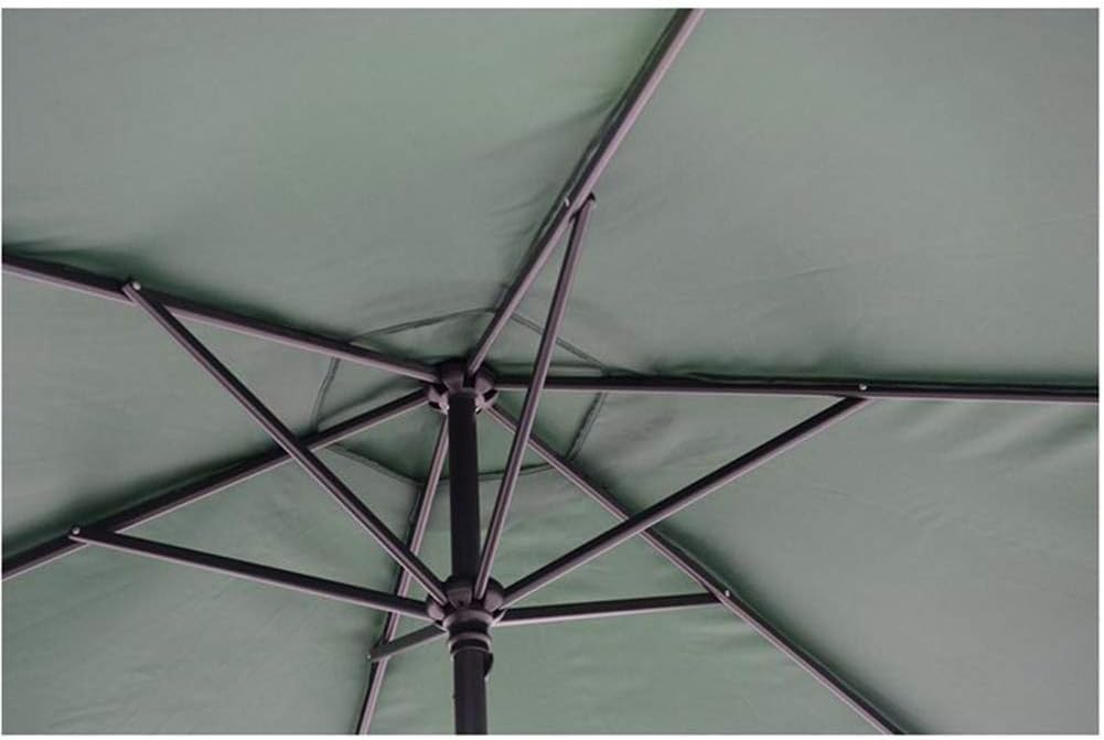 2,4 m/7,9 ft Neigungs-Gartenschirm-Sonnenschirm, Baldachin-Sonnenschutz, faltbare, UV-beständige Aluminiumkurbel für Balkon, Terrasse, Garten, Außenschirm, Sonnenschutz good