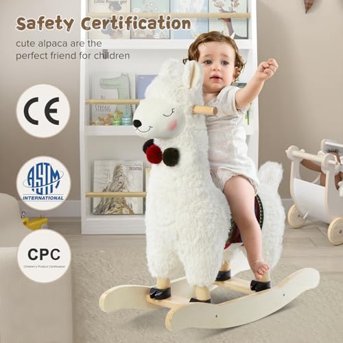 labebe Peluche a Dondolo da Bambino, Giocattolo a Dondolo di Animale farcito, Rocker di Alpaca : Amazon.it: Giochi e giocattoli
