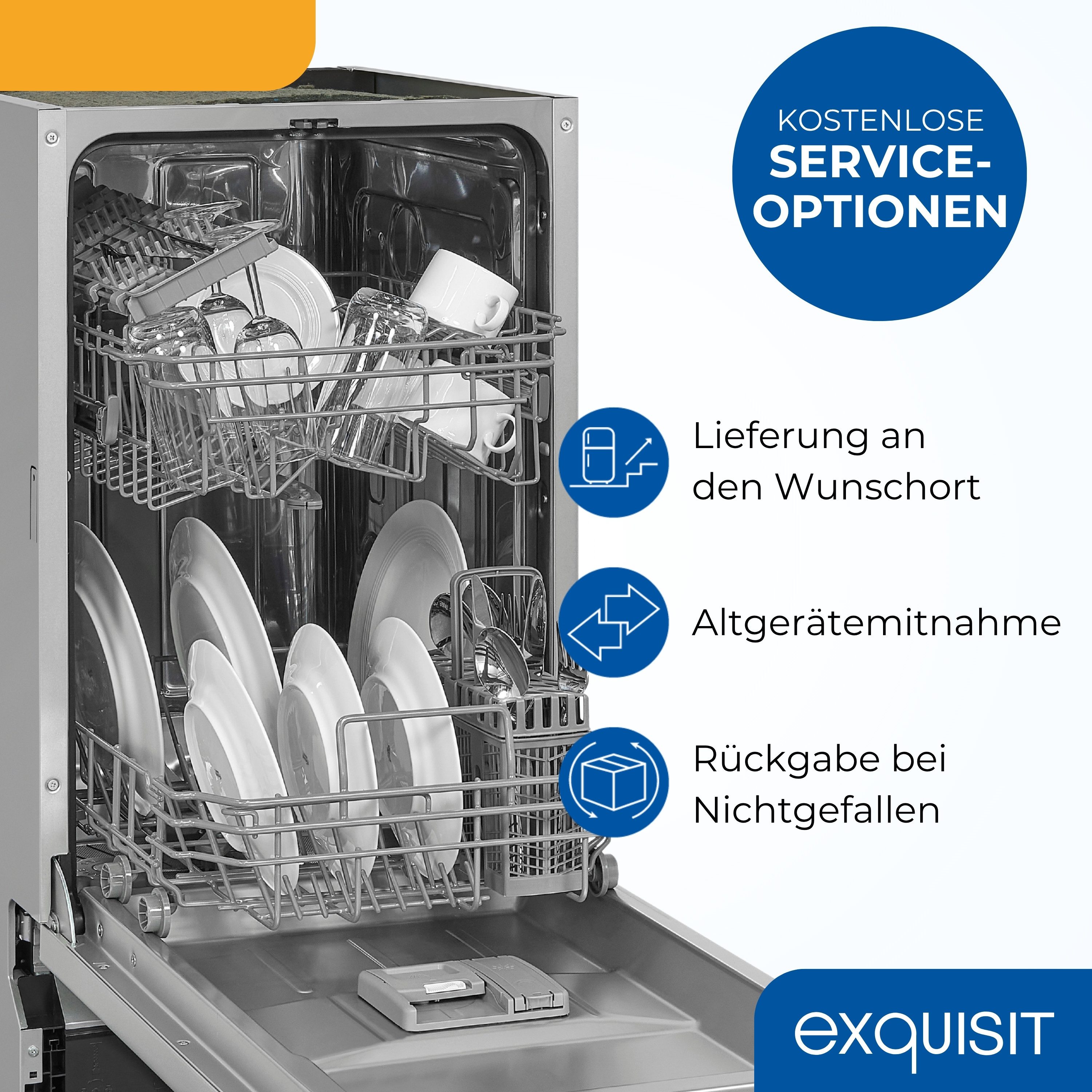 vollintegrierbarer Geschirrspüler EGSP52109-E-030E