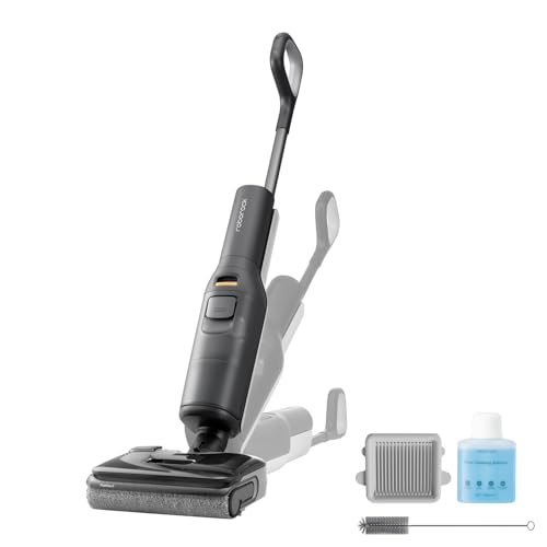 roborock F25 Wet Dry Vacuum Cleaner, Cordless Vacuum Mop All in One with 20000Pa, 194°F Hot Air Flash Drying & Hot Water Self Cleaning, Zero Tangle Wet Mop Cleaner for Hard Floor, 180° Lie Flat : Home & Kitchen