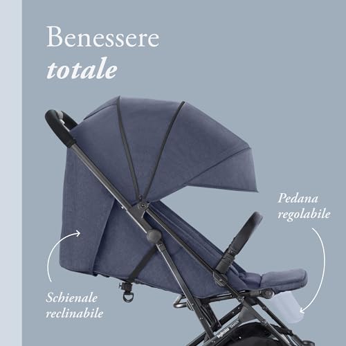 Inglesina Sketch Passeggino Leggero e Compatto, Blu, Confortevole, fino a 17kg, Chiusura una Mano, UPF 50  : Amazon.it: Prima infanzia