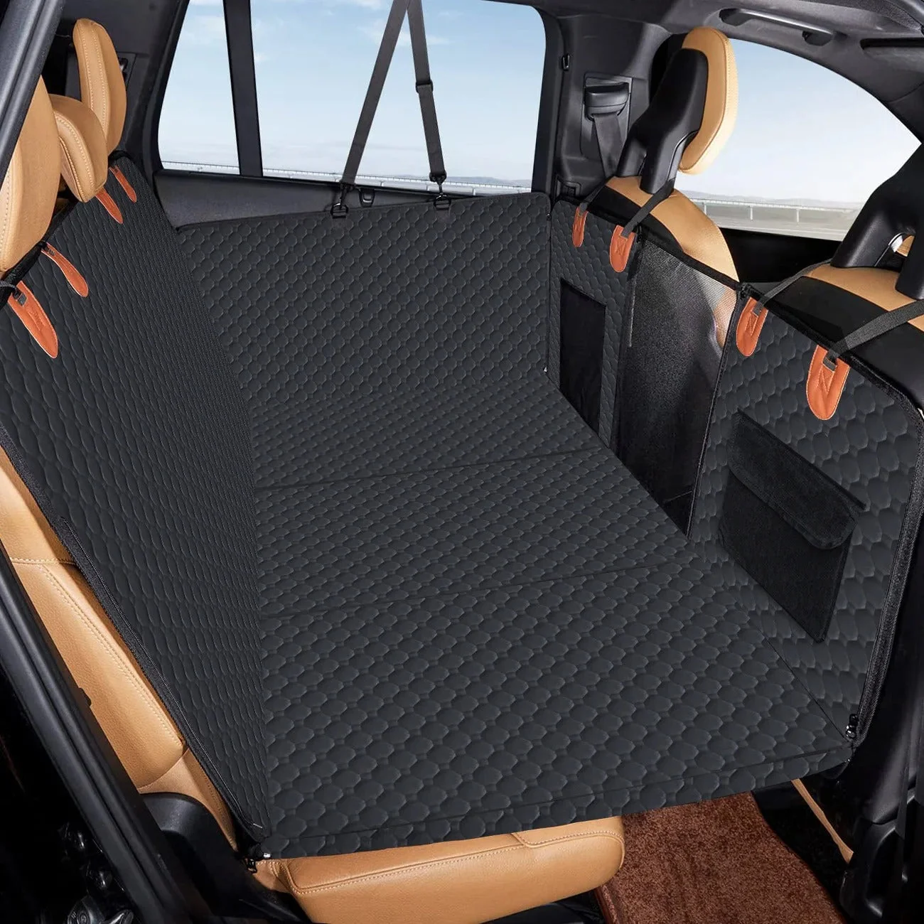 Waterproof Car Seat Cover Hammock for Pets | Universal Fit | Machine Washable