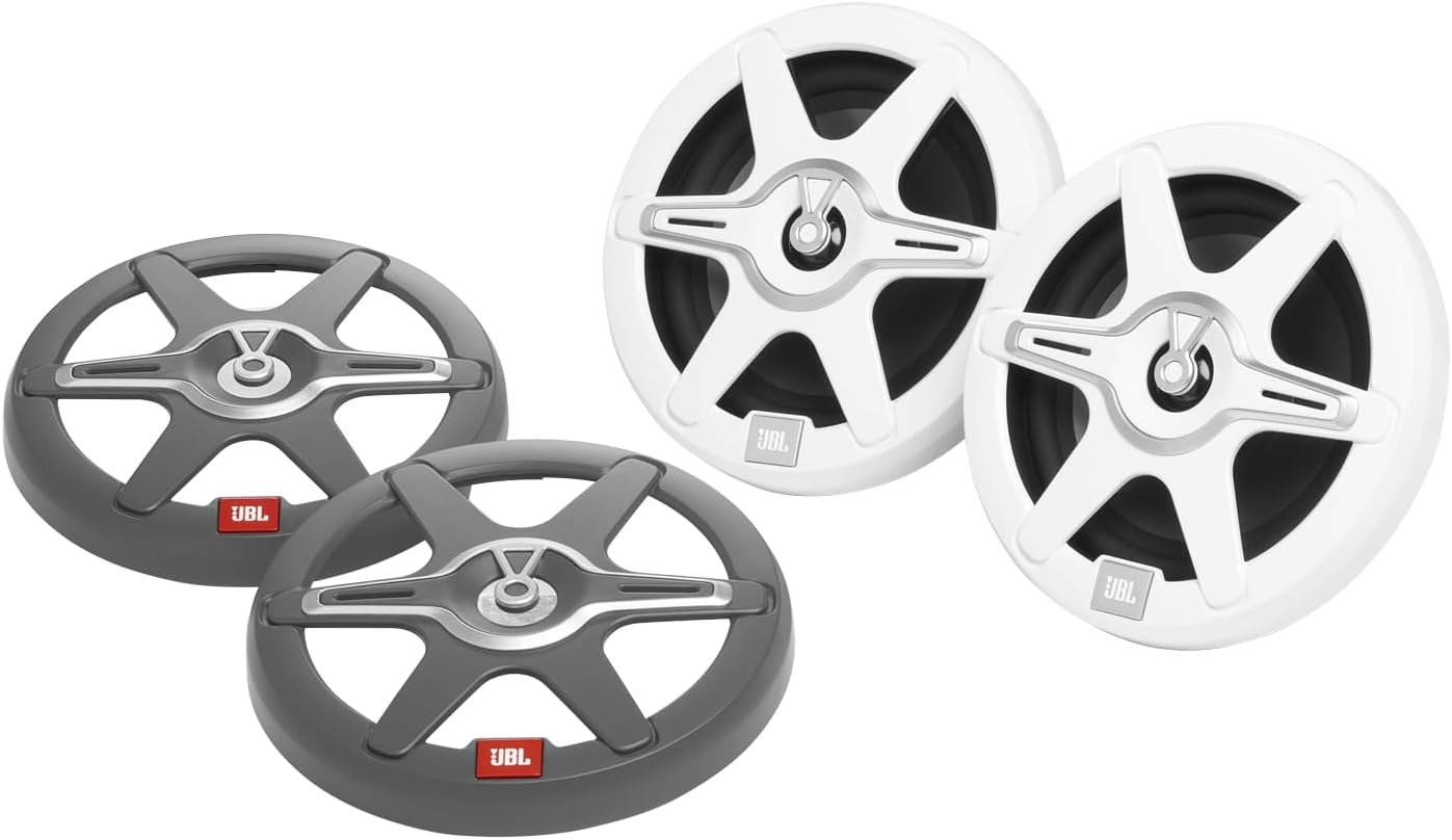 Marine CLUB82 altoparlanti coassiali marini 2 vie 8 pollici con 150 W RMS e 450 W Max, sensibilità 92 dB, 4 Ohm, IPx5, woofer Plus One e tweeter PEI resistente ai raggi UV