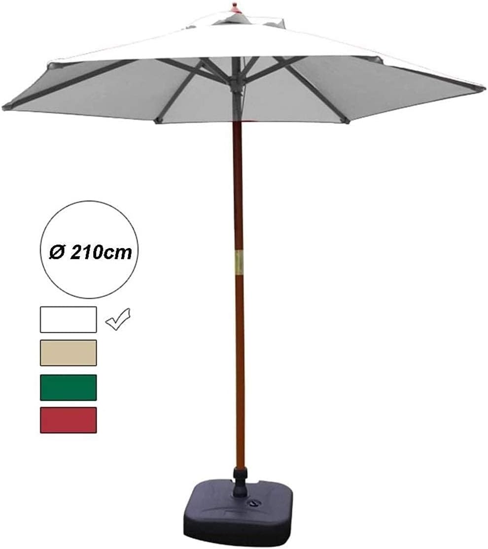 Sonnenschirm Sonnenschirm Gartenschirme 7ft Terrassenschirm Outdoor Gartentisch Sonnenschirm Yard g Poolschirm mit Massivholzhalterung good